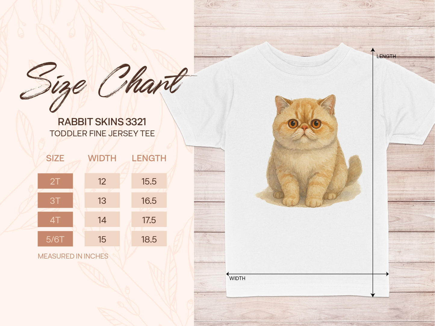 Adorable Cartoon Cat Toddler Fine Jersey Tee product