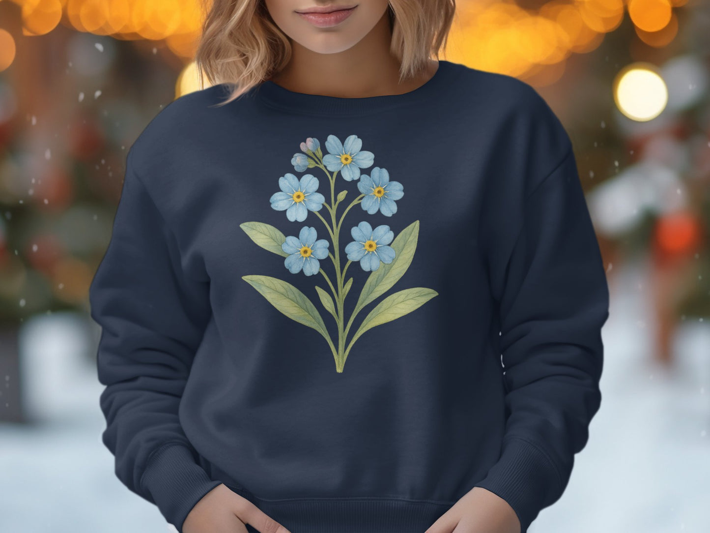 Beautiful Floral Design Sweatshirt Product