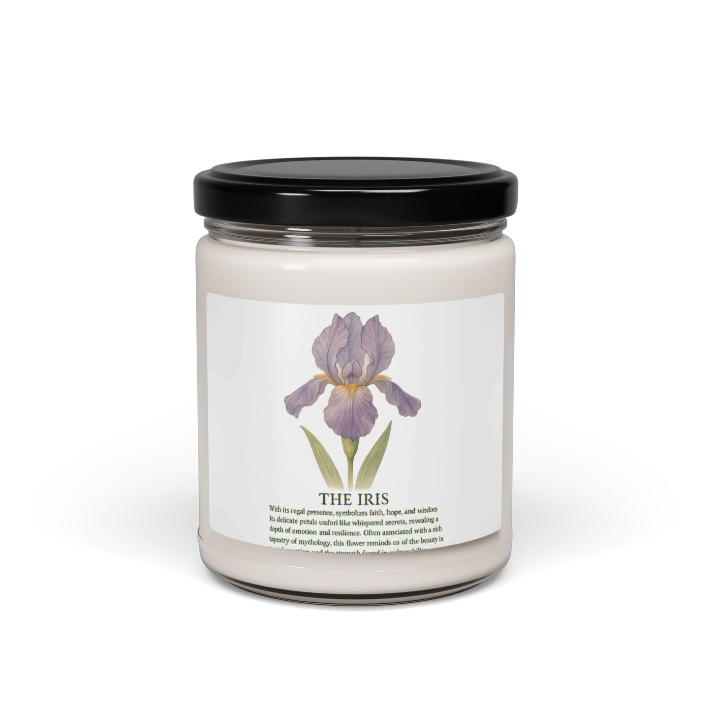The Iris Floral Decorative Jar Candle product