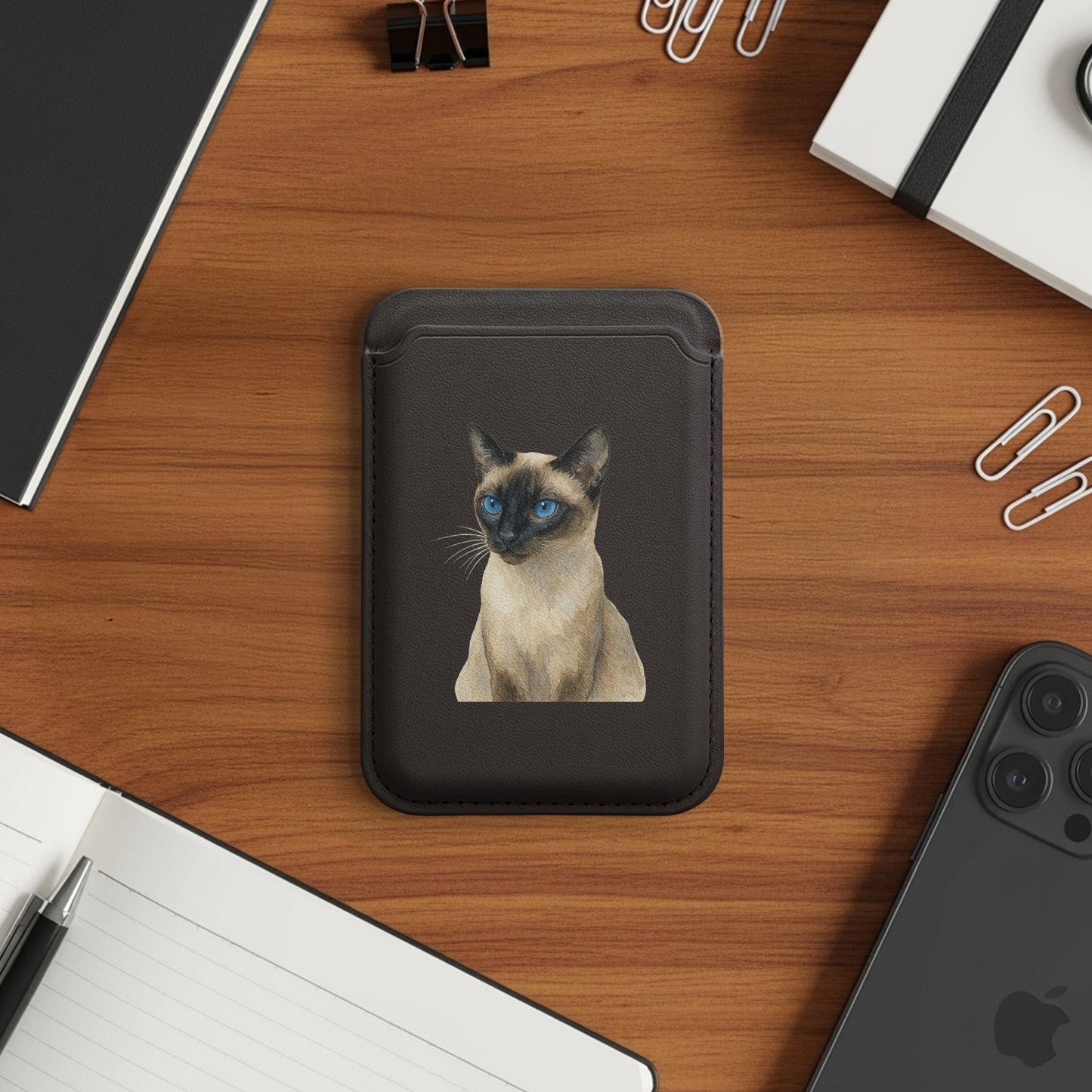 Stylish Cat Design Slim Card Holder Wallet product type