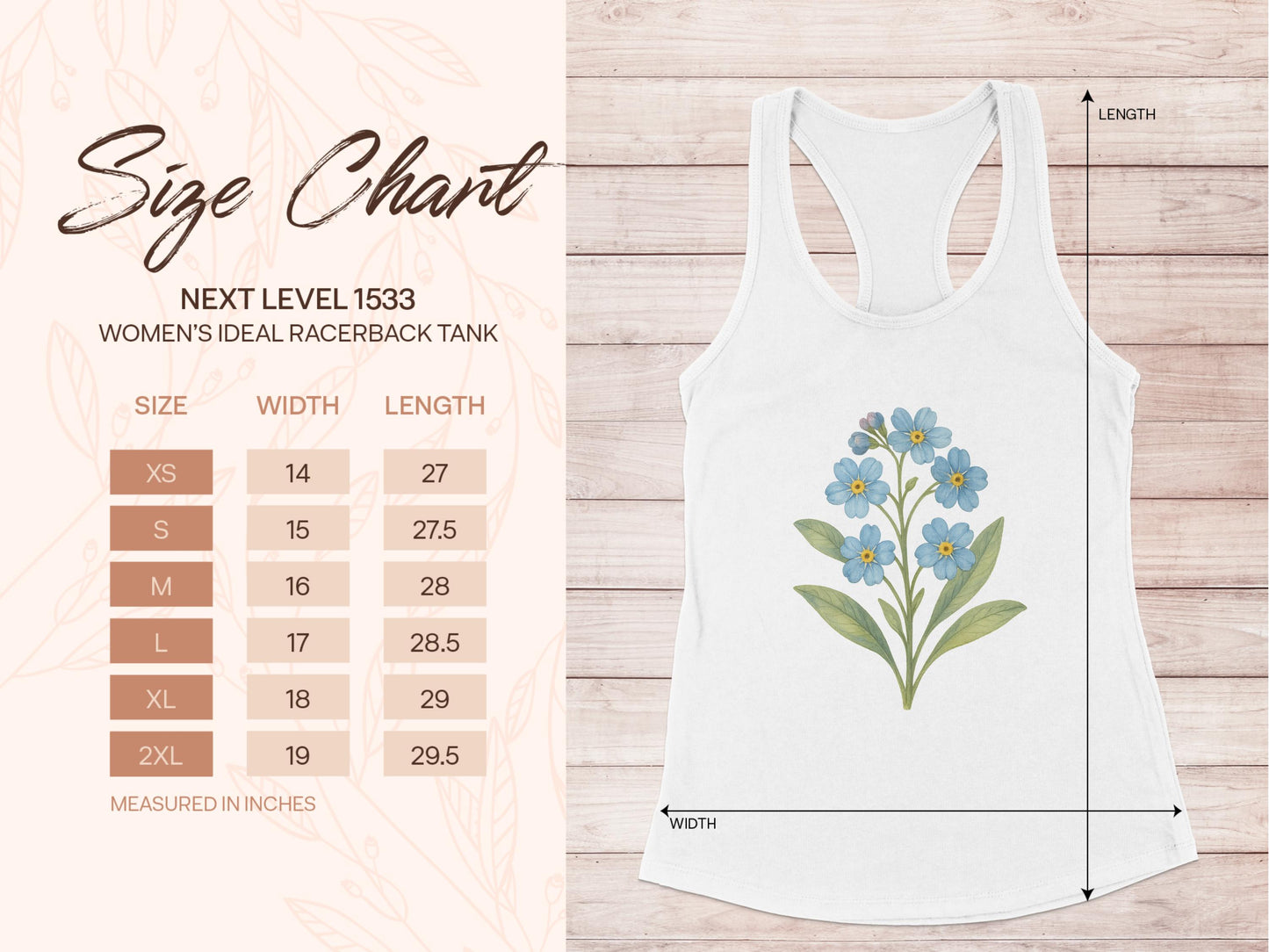 Floral Graphic Women's Racerback Tank Top product type