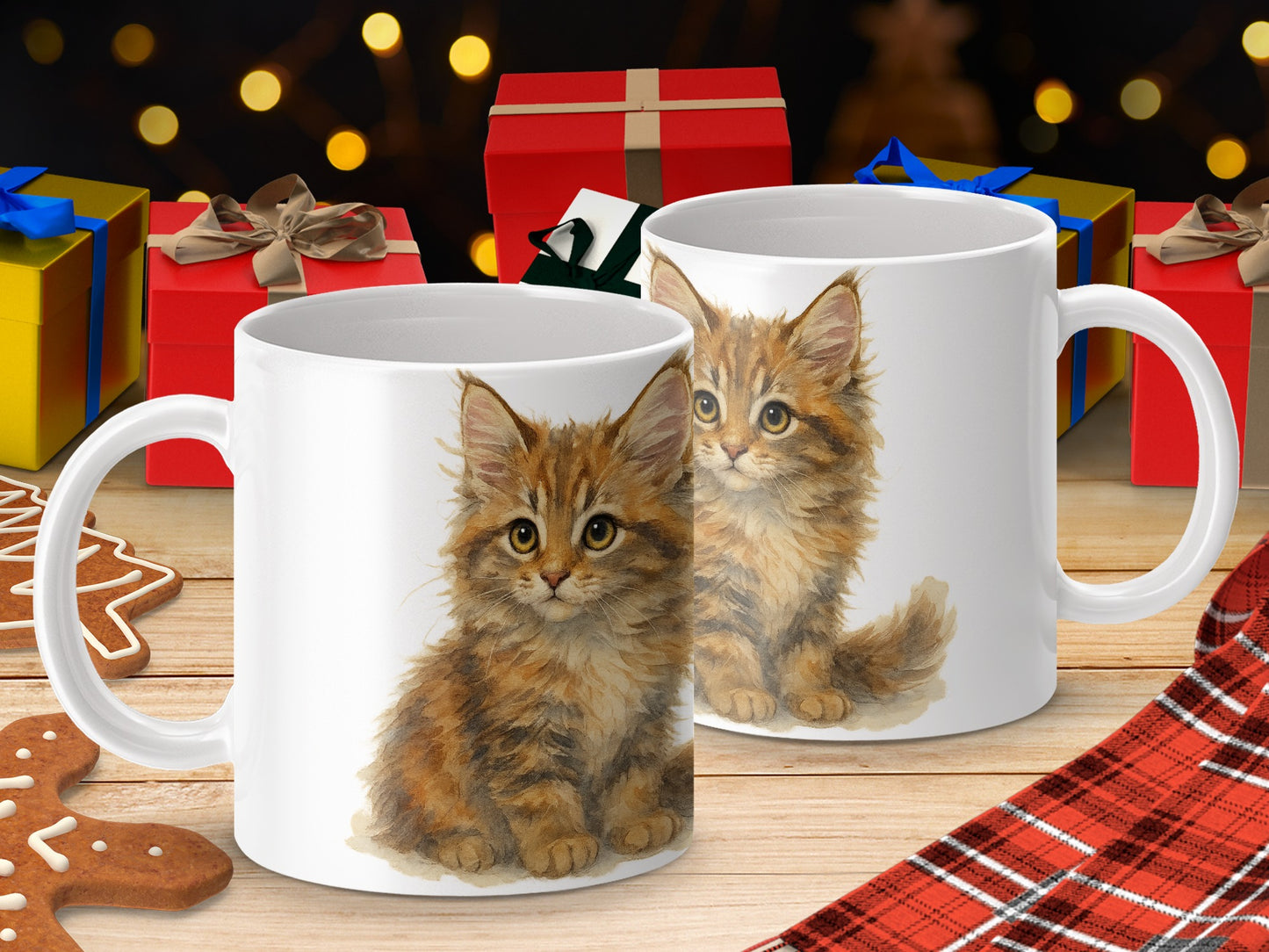 Cute Furry Kitten Mug Perfect Christmas Gift product type