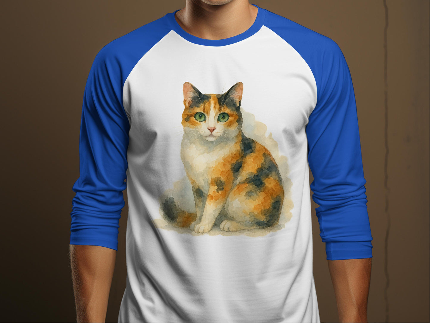 Colorful Cat Artwork Long Sleeve Shirt product type