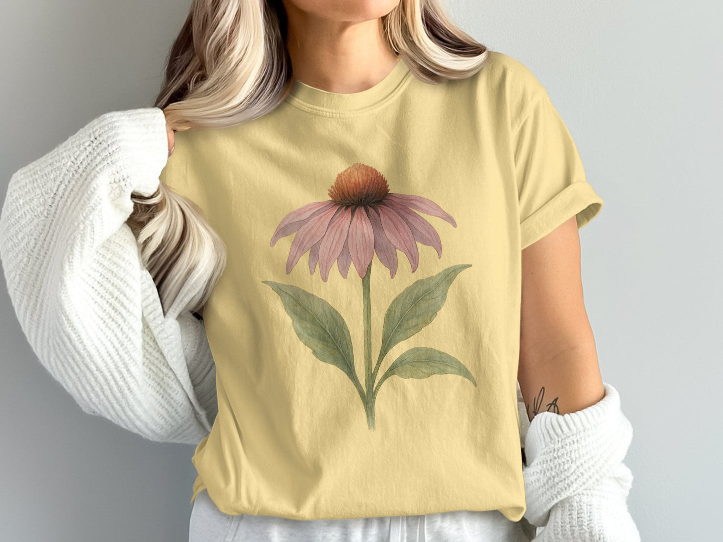 Vintage Floral Graphic Tee Shirt design product type