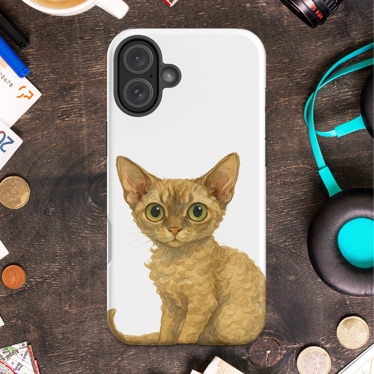 Adorable Kitten Print Smartphone Case product