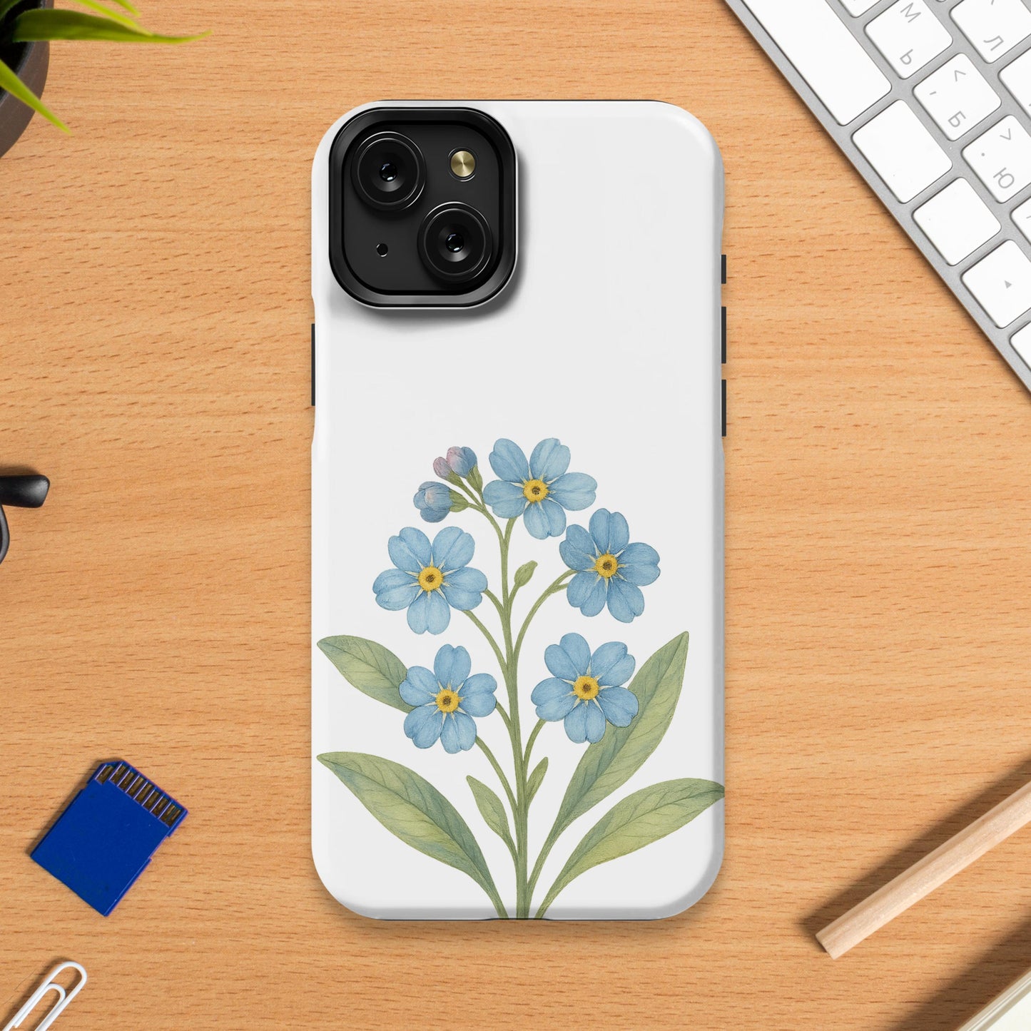 Floral Blue Flower Design Phone Case product