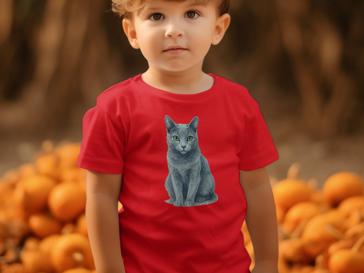 Adorable Cat Graphic Printed Kids T-shirt product type