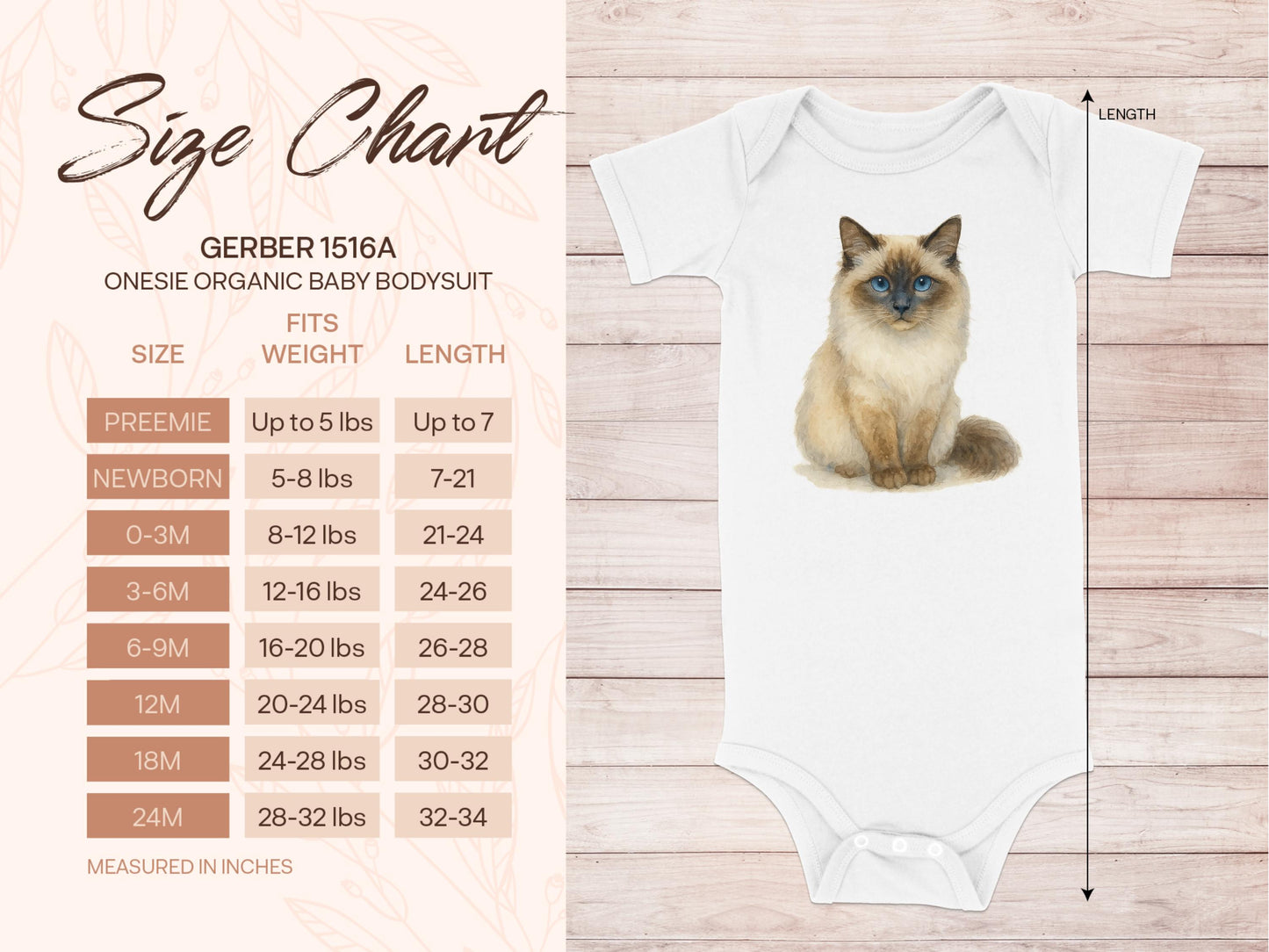 Gerber 1516A Onesie Organic Baby Bodysuit product