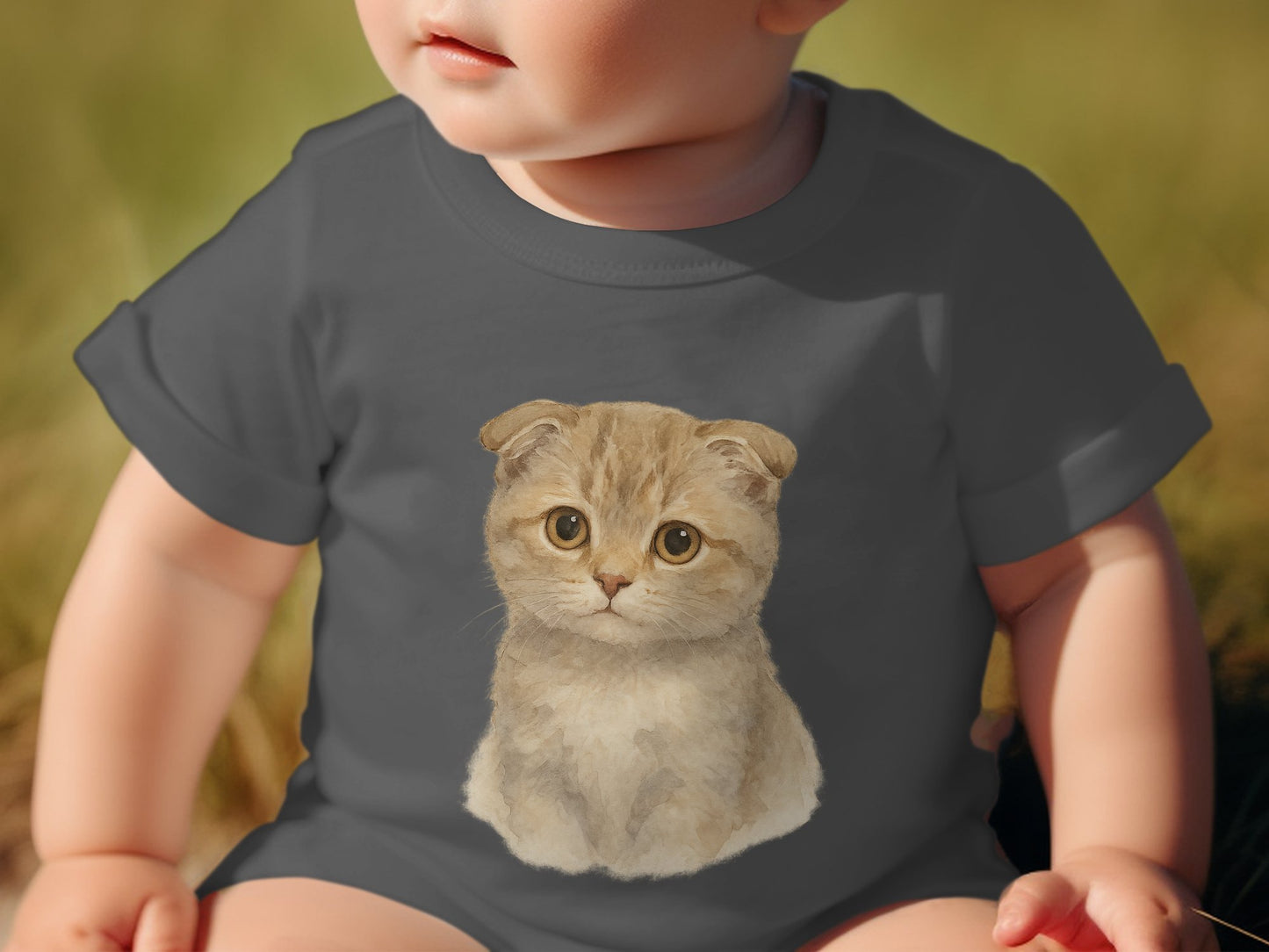 Adorable Kitten Print Cute Infant Bodysuit Baby Product