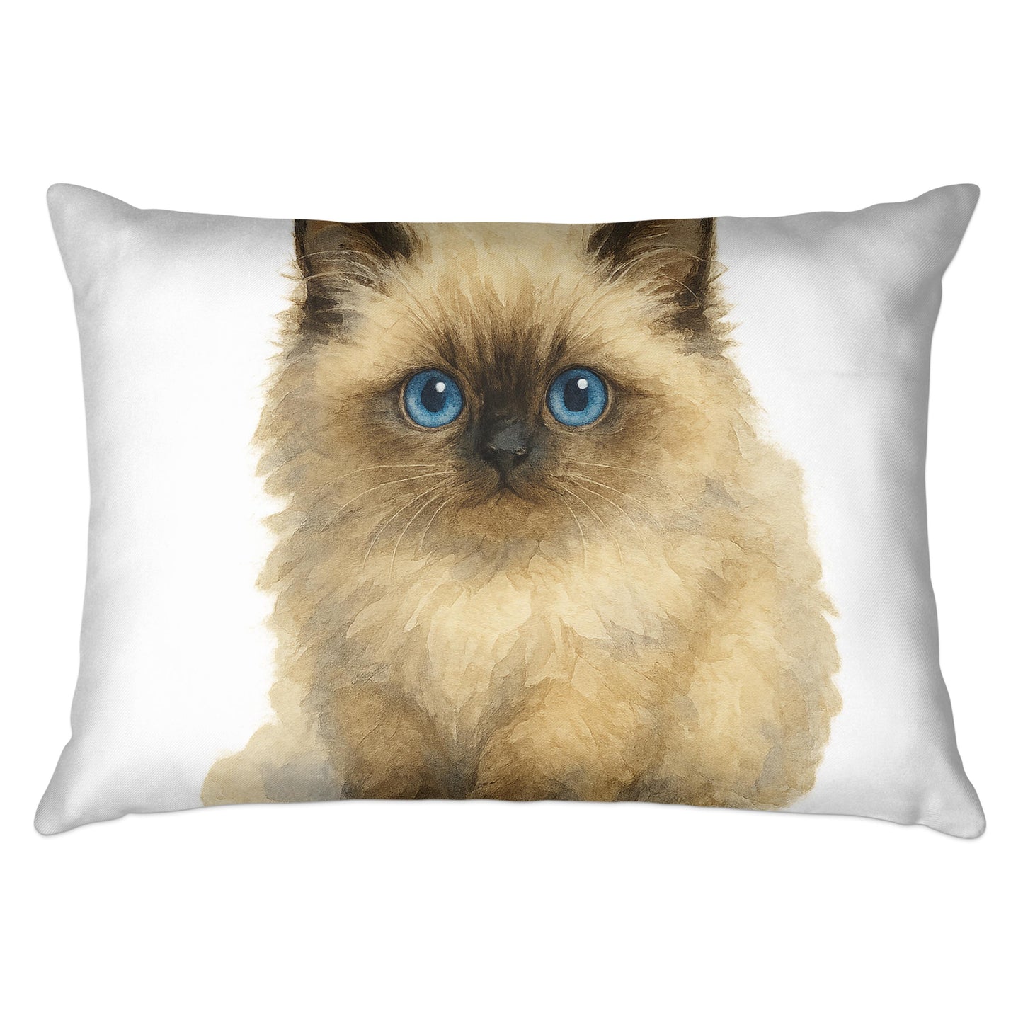 Cute Fluffy Siamese Cat Cushion Bedroom Decor product type