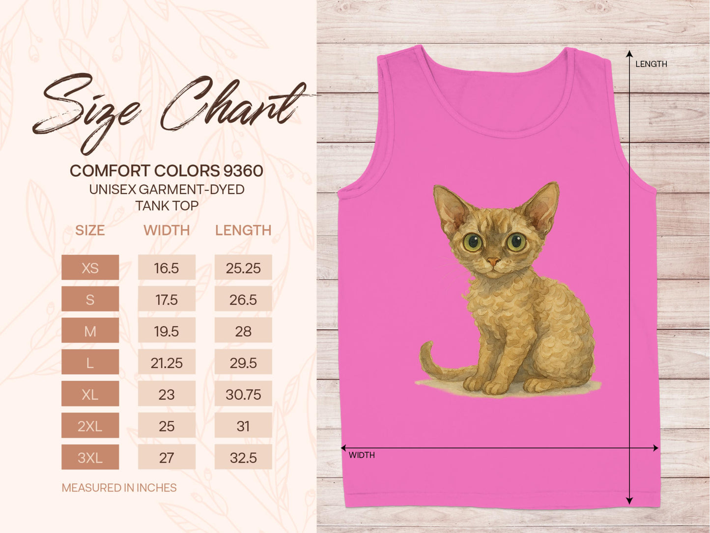 Cute Kitten Printed Unisex Garment-Dyed Tank Top product