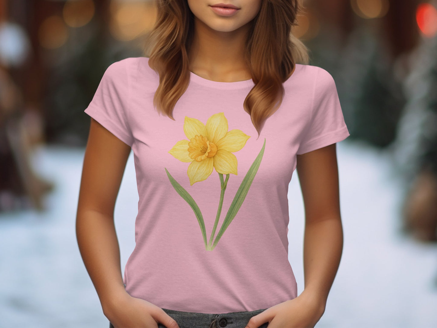 Beautiful Yellow Daffodil Graphic Women's T-Shirt product