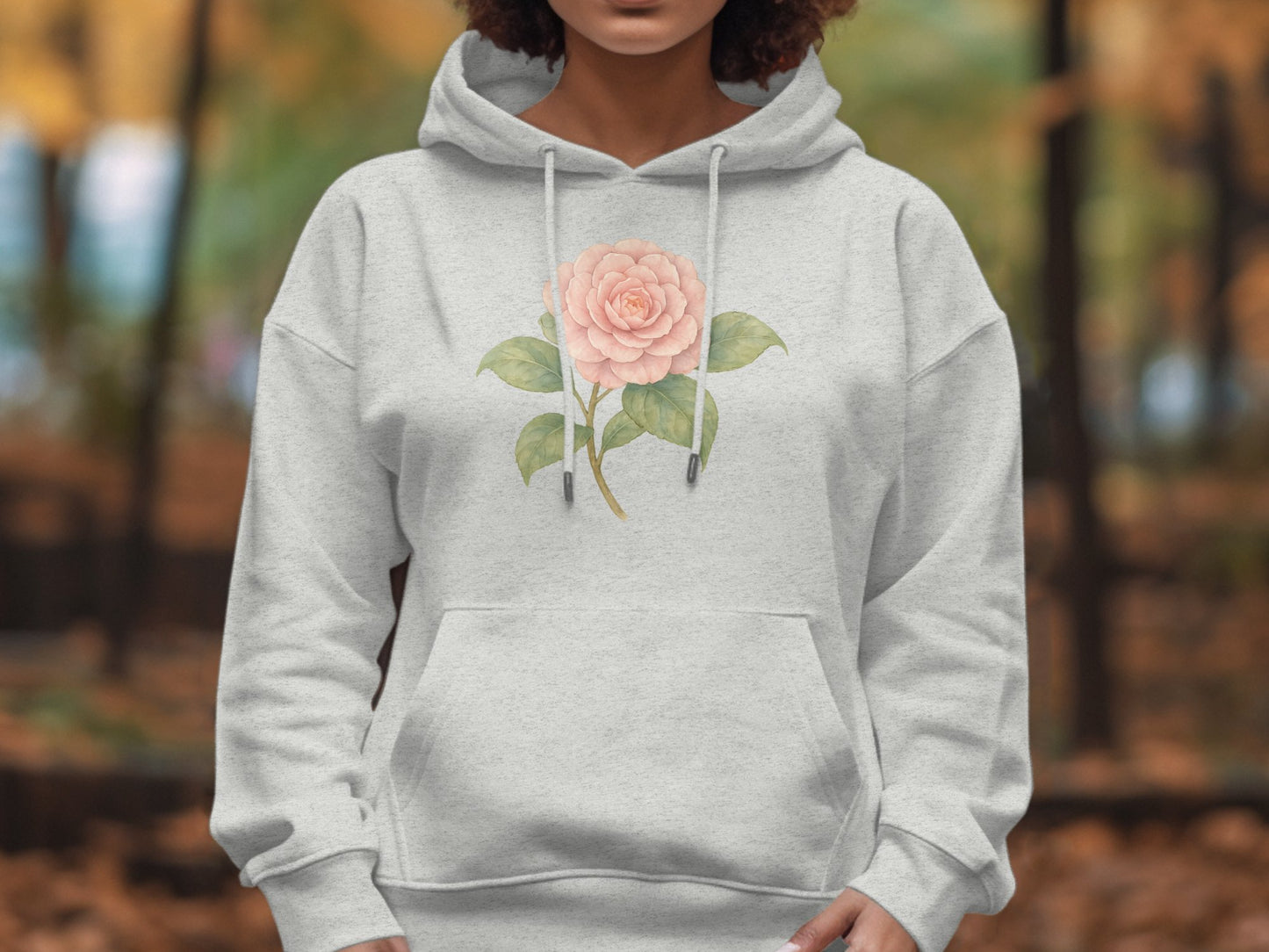 Floral Rose Graphic Hoodie Casual Comfortable product