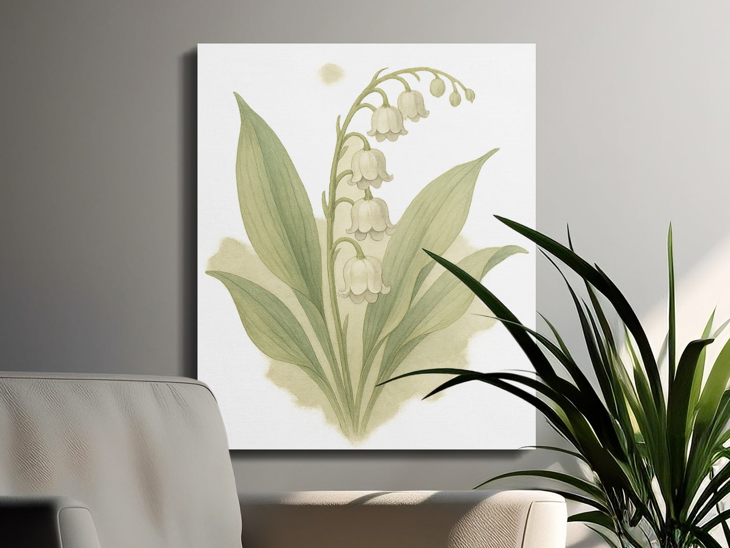 Lily of the Valley Botanical Art Print product
