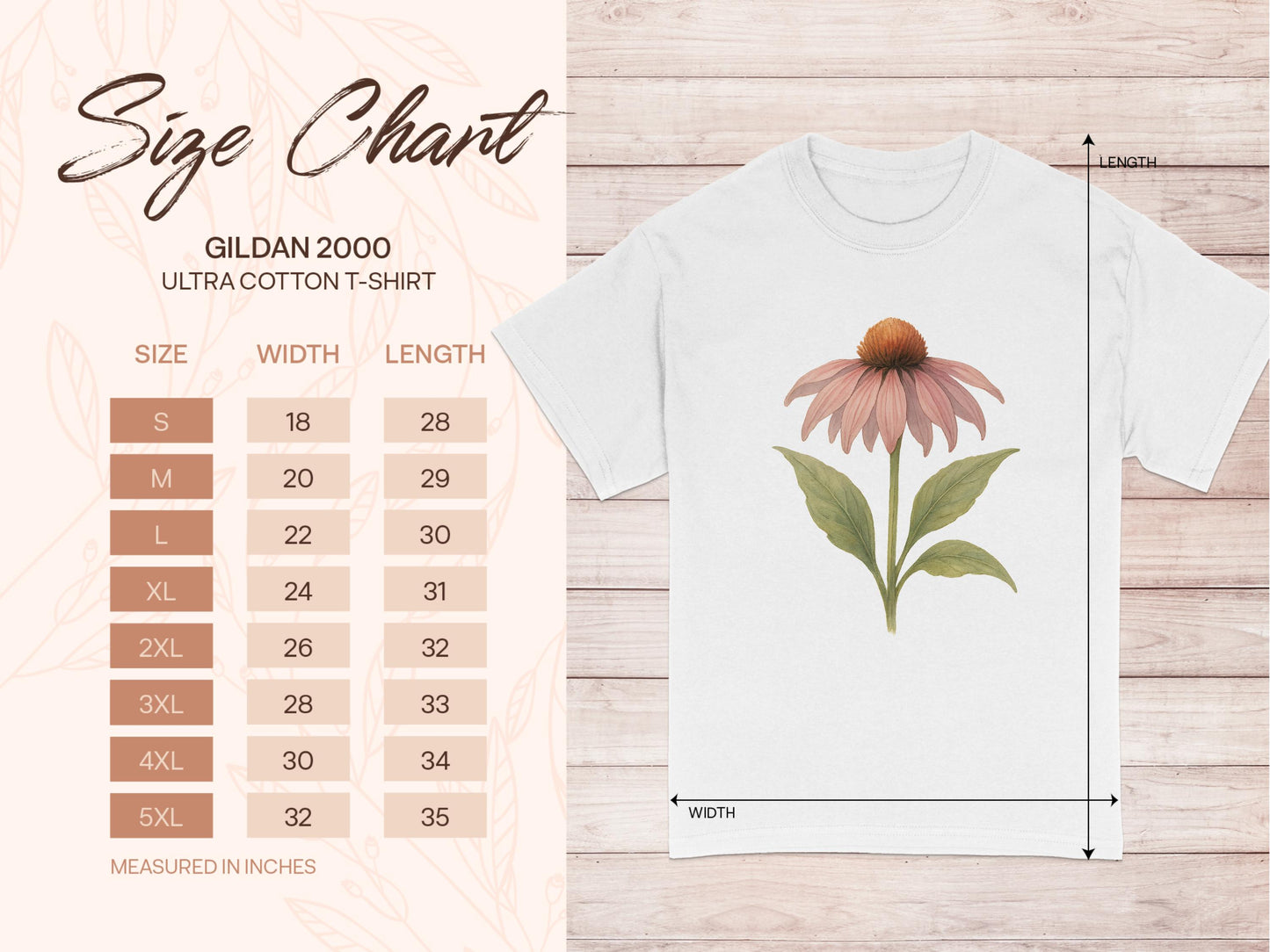 Beautiful Pink Flower on White Shirt T-shirt product type