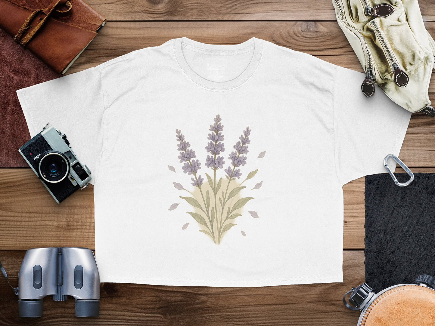 Floral Lavender Graphic Design T-shirt product type