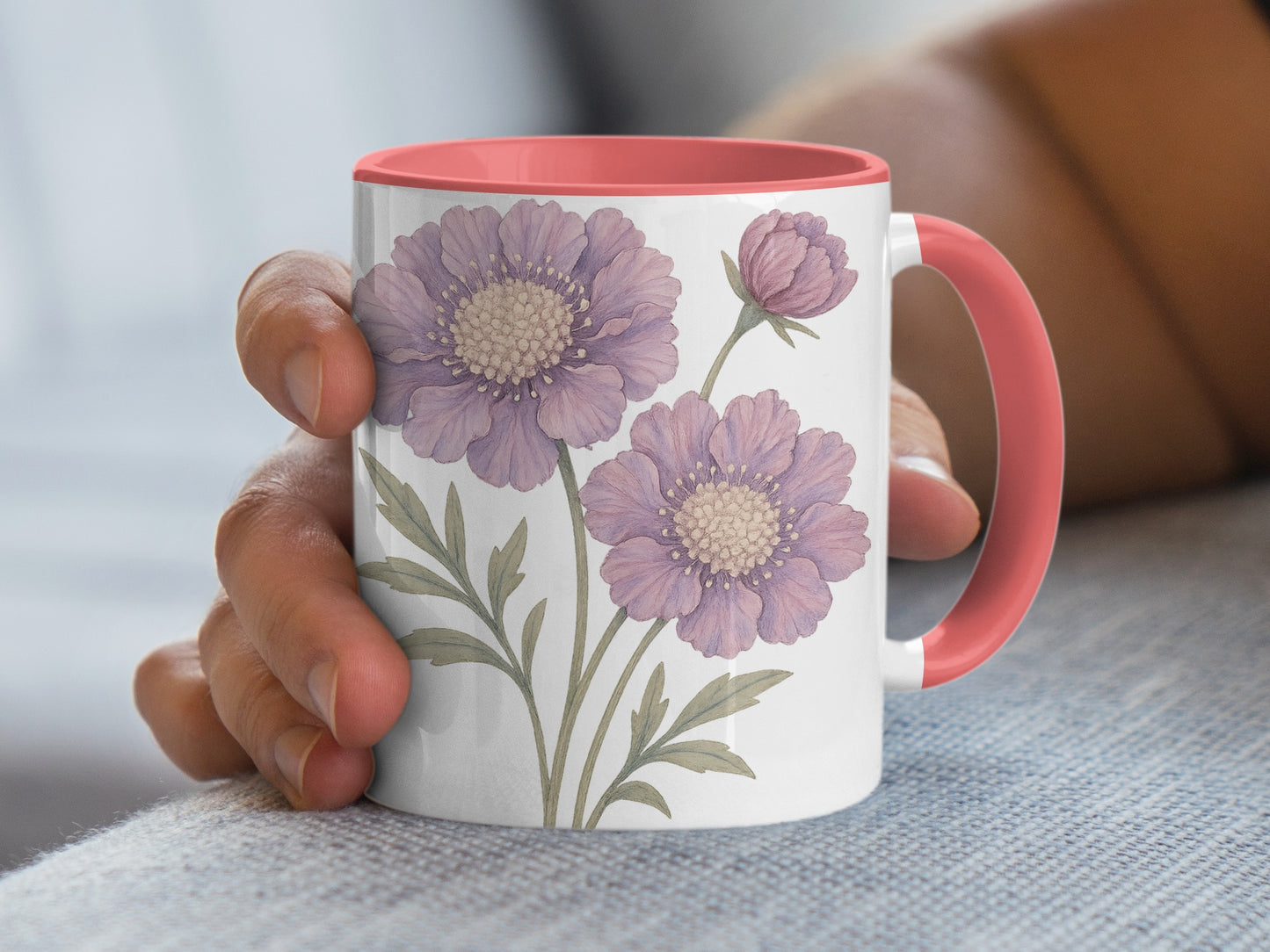Beautiful Lavender Flower Print Coffee Mug product type