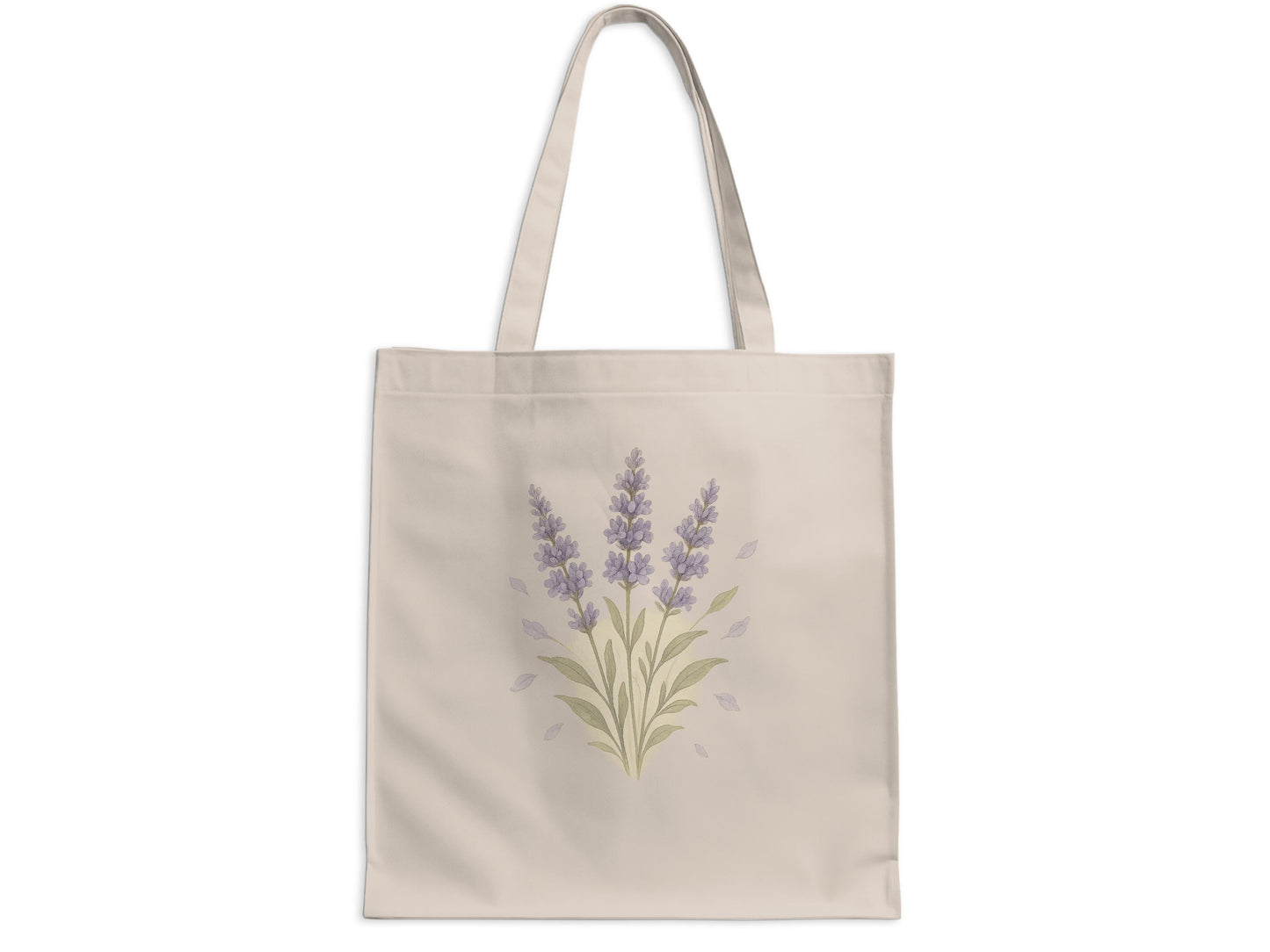 Elegant Floral Lavender Design Tote Bag product type