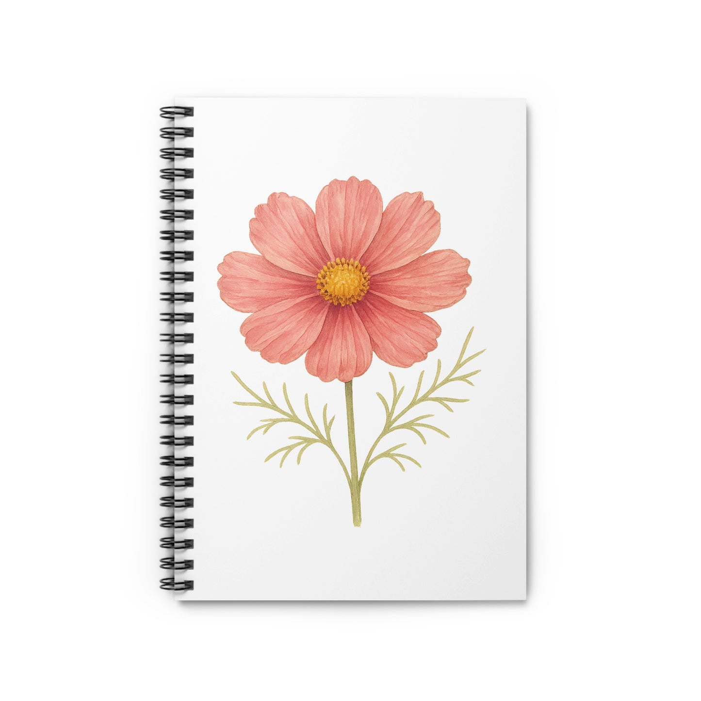 Beautiful Pink Flower Spiral Bound Notebook product