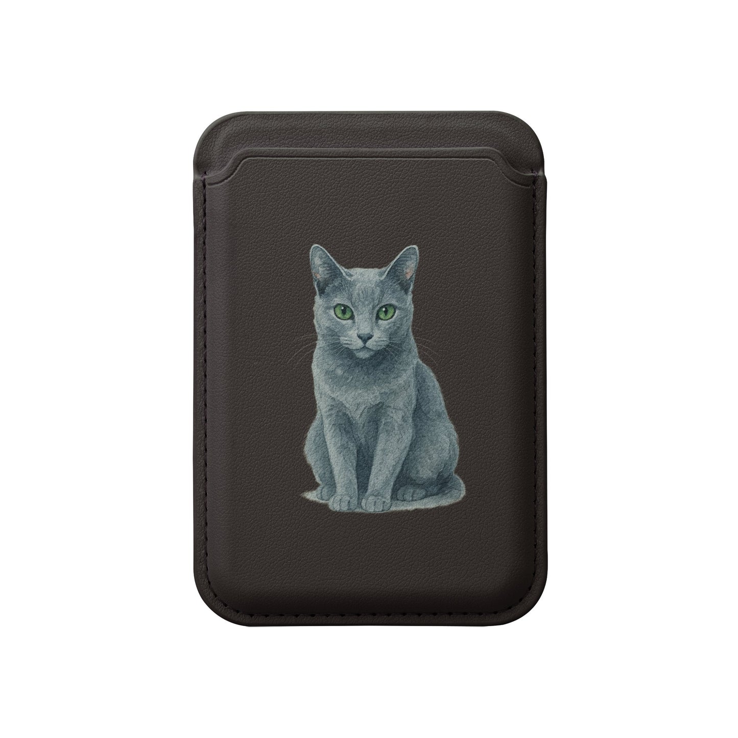Elegant Cat Design Slim Wallet Card Holder product