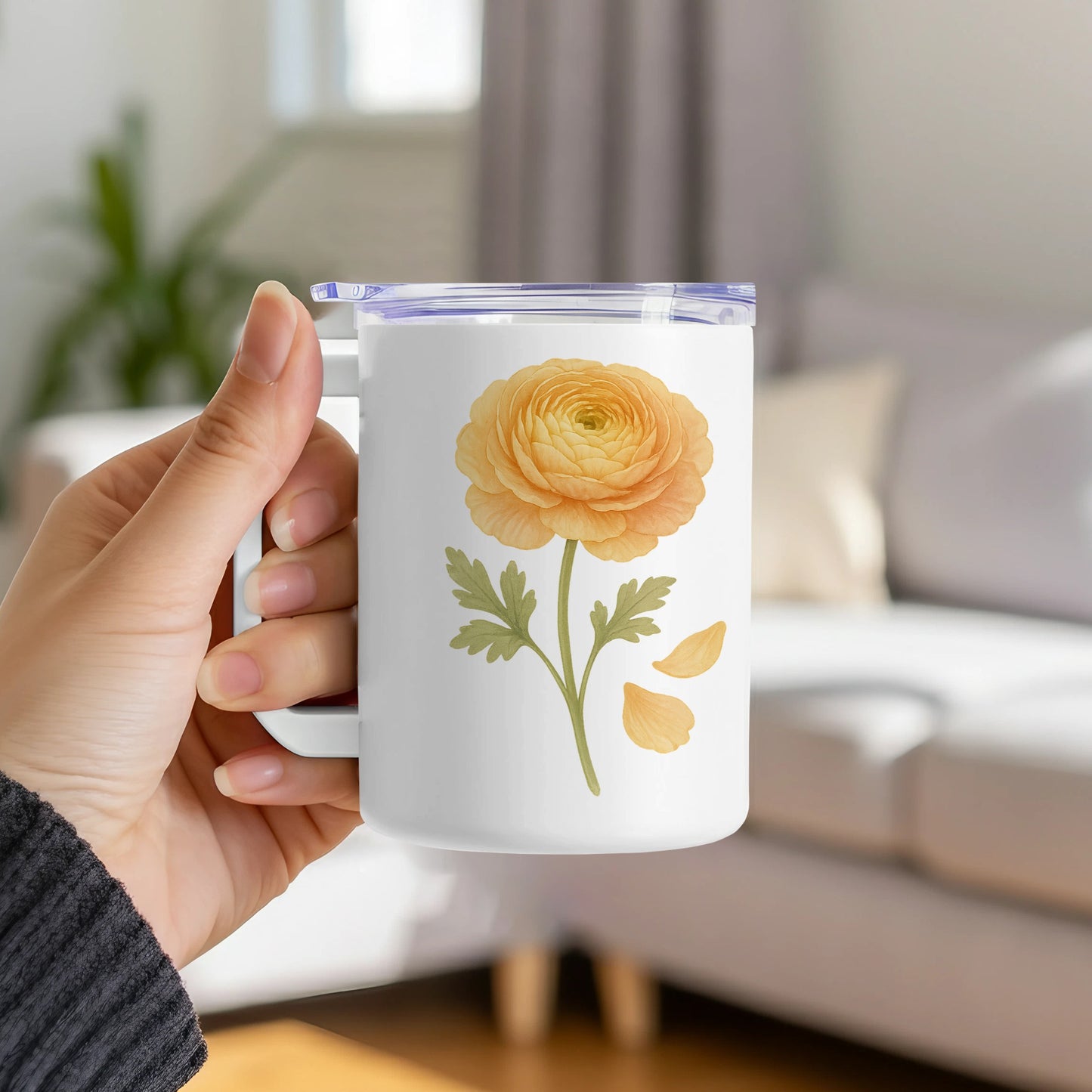 Beautiful Floral Design Coffee Mug Product