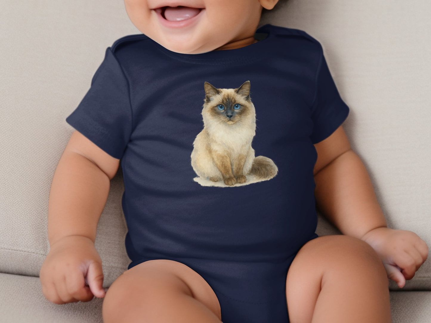 Cute Cat Print Baby Onesie Perfect For Babies product