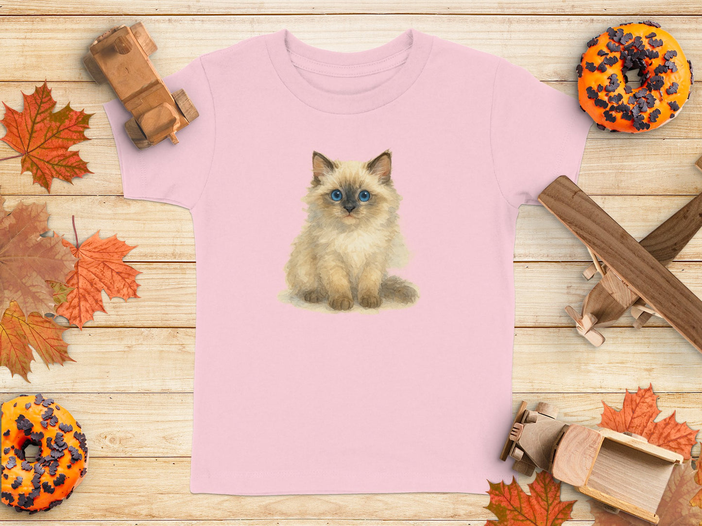 Adorable Kitten Graphic T-Shirt Cute Cat Print product