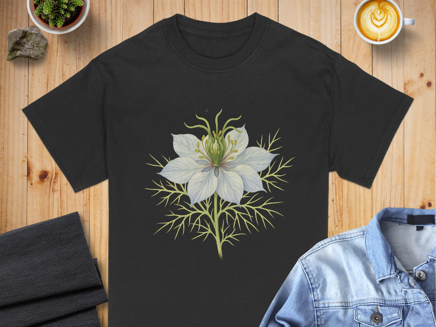 Elegant Floral Design Graphic Tee Shirt product type