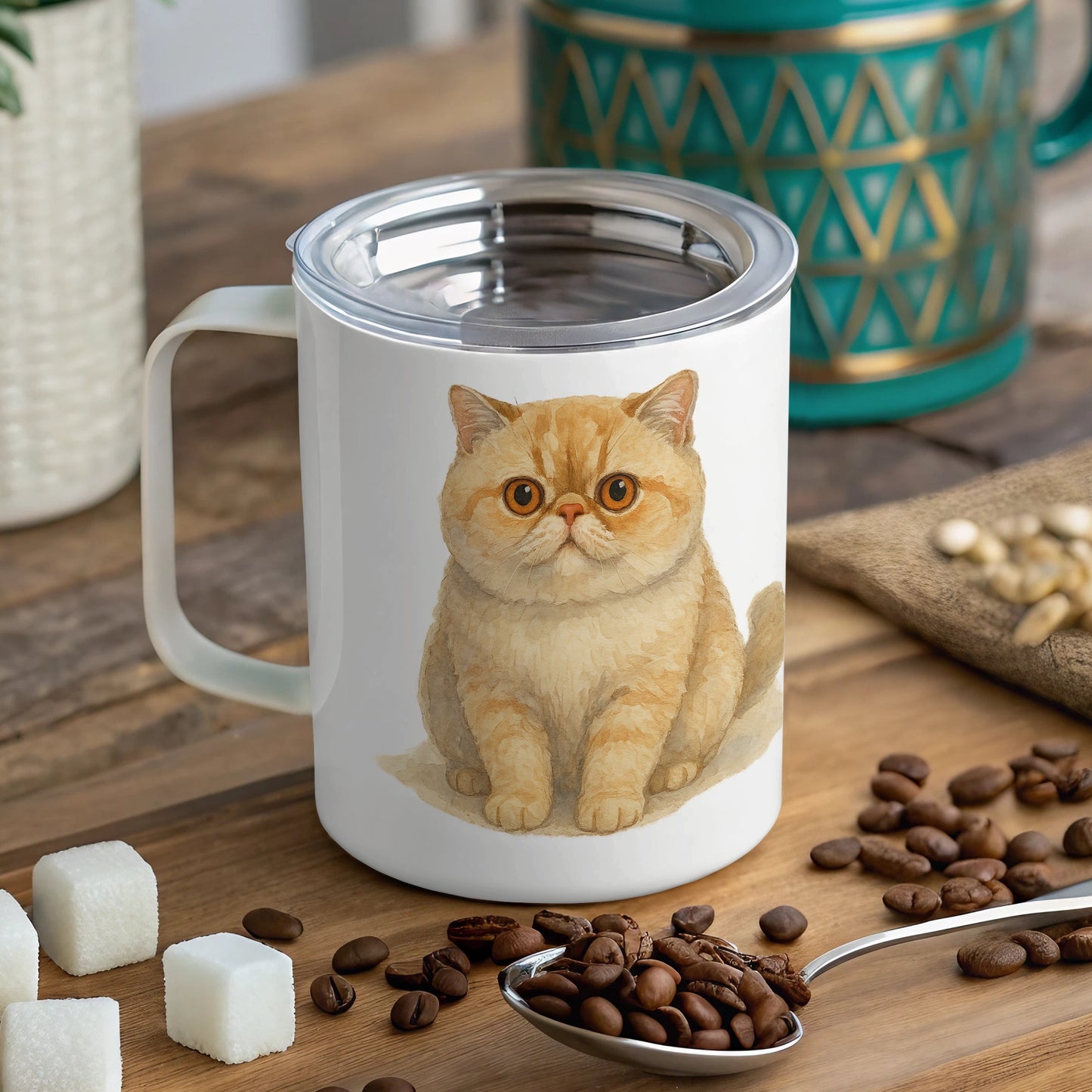 Adorable Cat Illustration Coffee Mug product type
