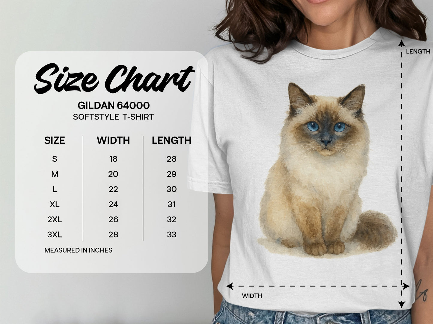 Adorable Cat Print Women's T-Shirt Clothing Product