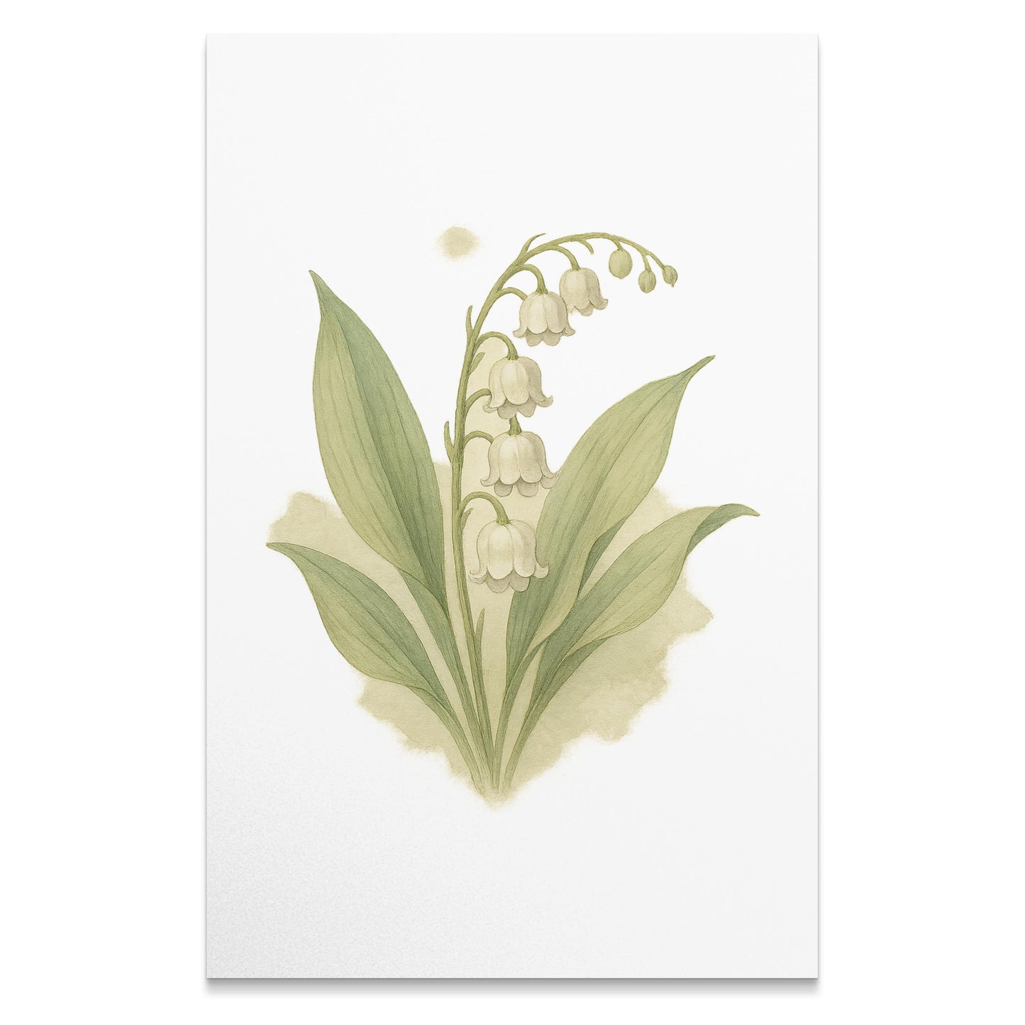 Elegant Lily of the Valley Botanical Wall Art product
