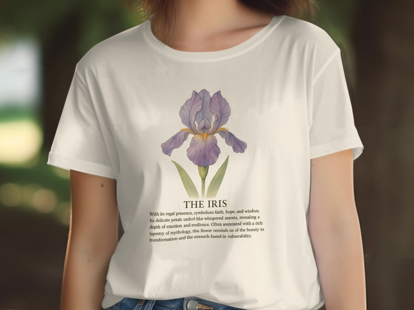 THE IRIS Graphic Print Casual Wear Tee product