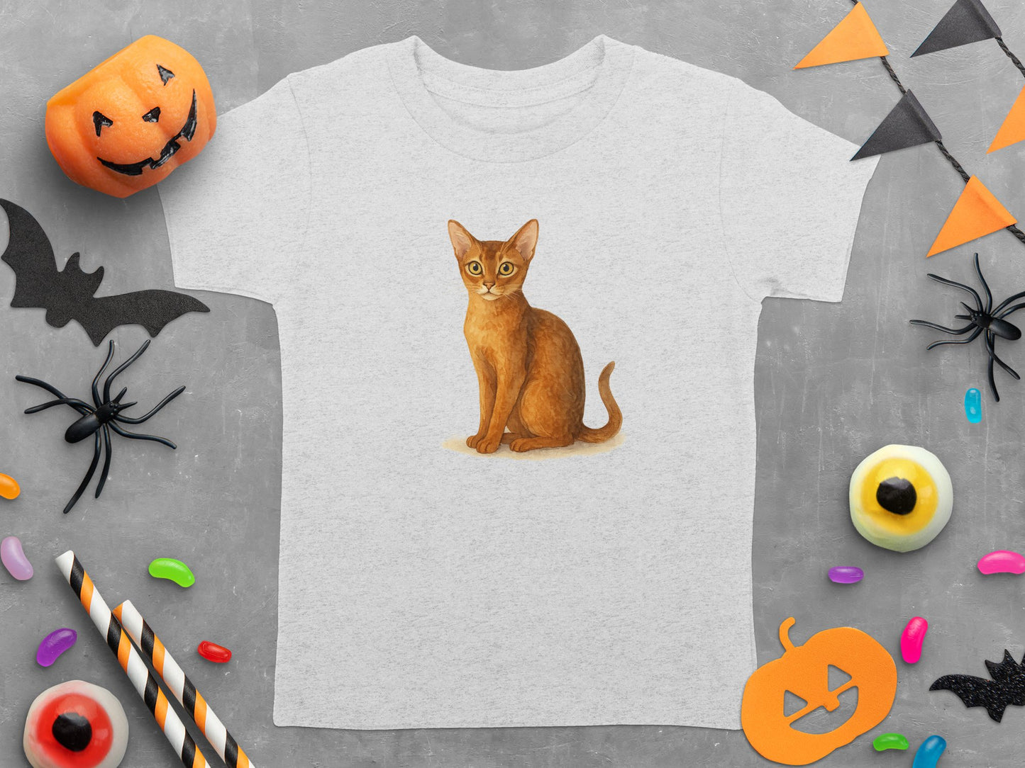 Cute Halloween Themed Cat T-shirt product type