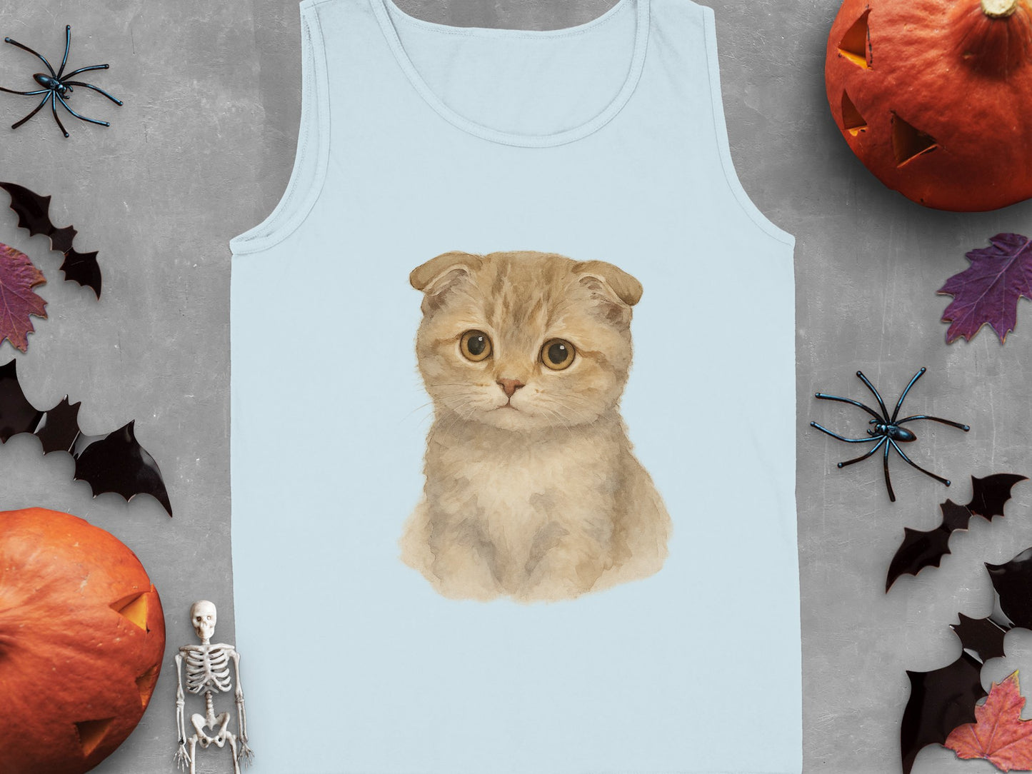 Cute Little Kitten Print Sleeveless Top product