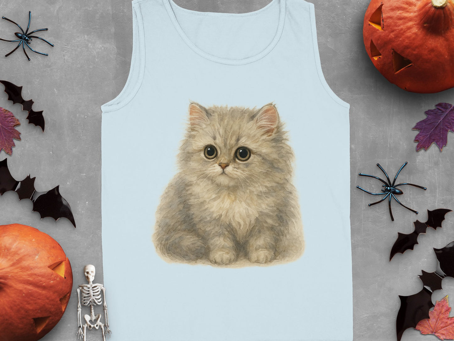 Cute Fluffy Kitten Halloween Tank Top product