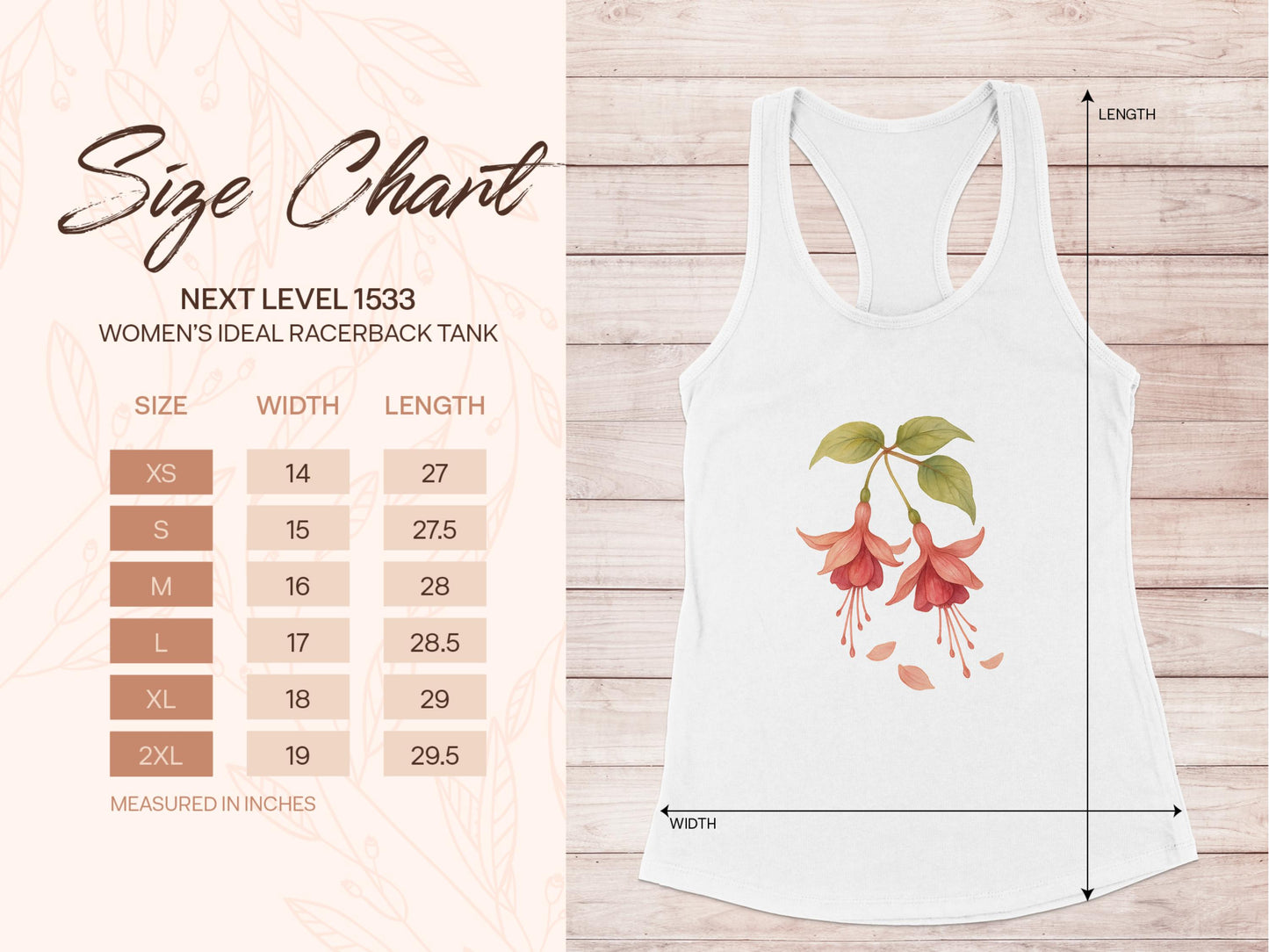 Floral Design Women's Ideal Racerback Tank product