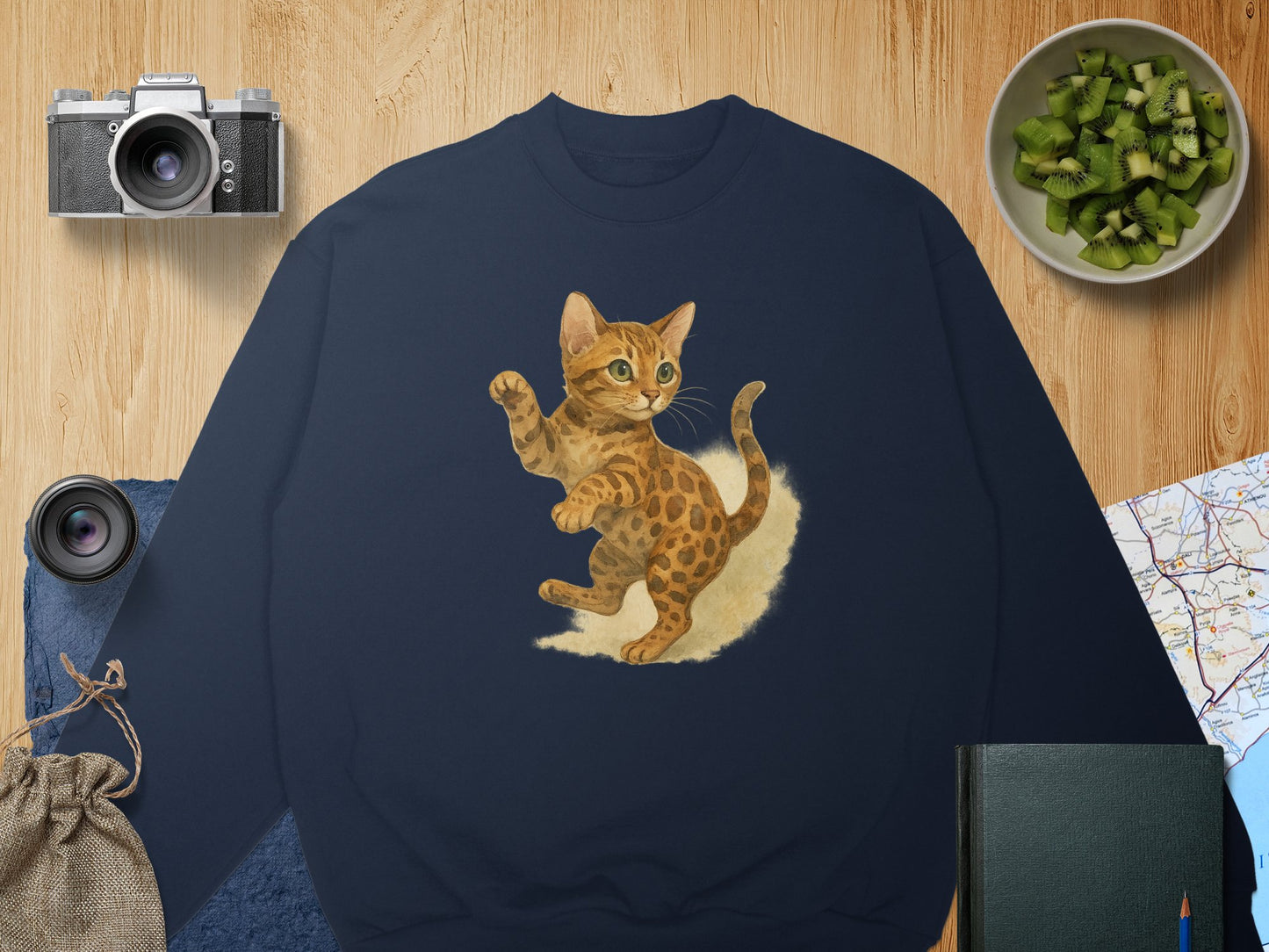 Adorable Kitten Printed Design on a Comfortable Shirt product