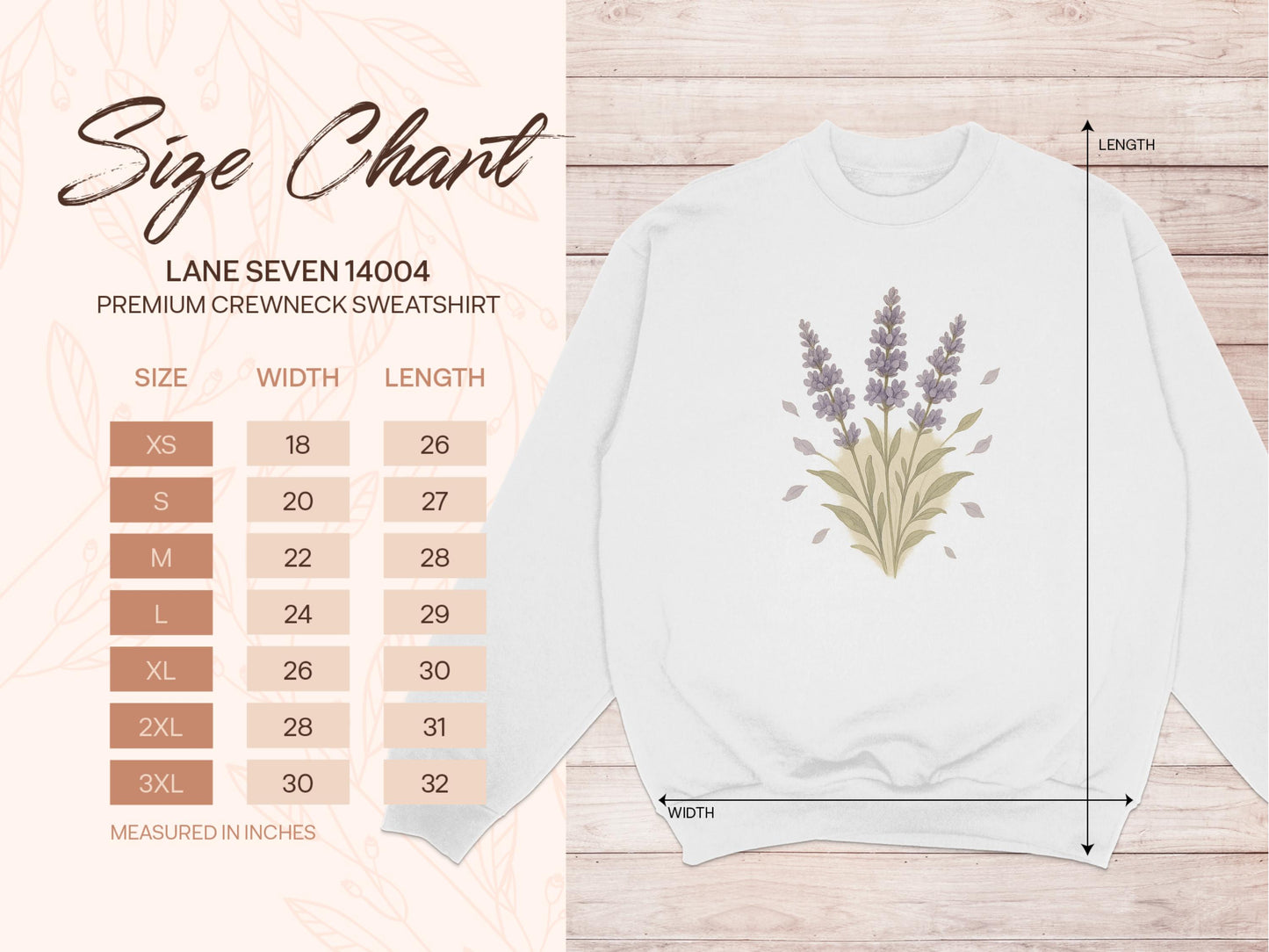 Floral Print Crewneck Sweatshirt product type