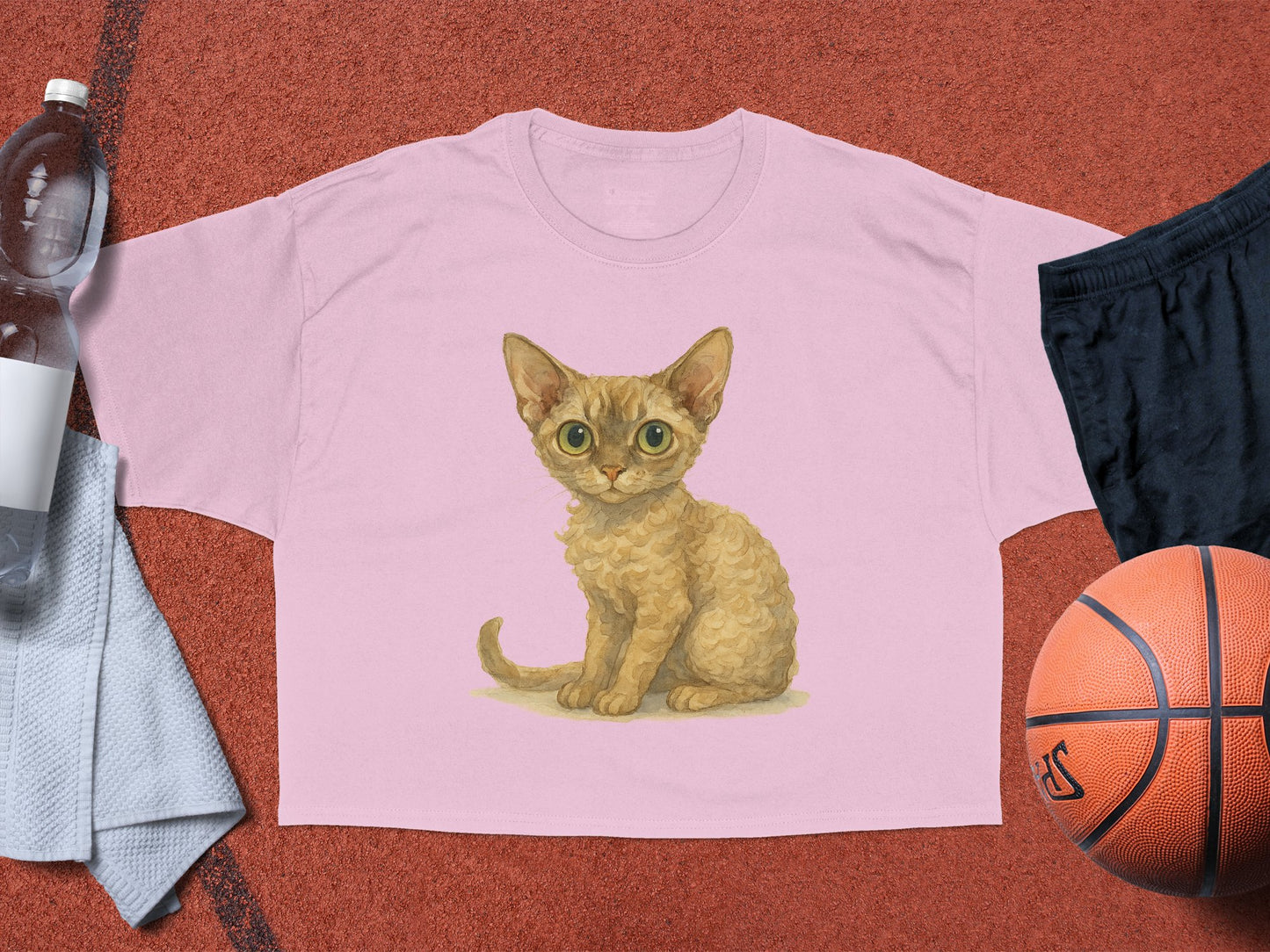 Adorable Big Eyed Kitten Painted Shirt product type