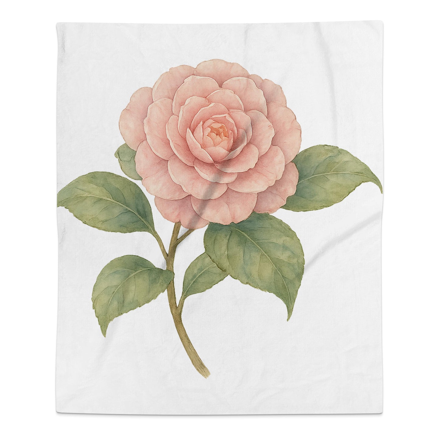 Vintage Floral Botanical Print Throw Blanket product