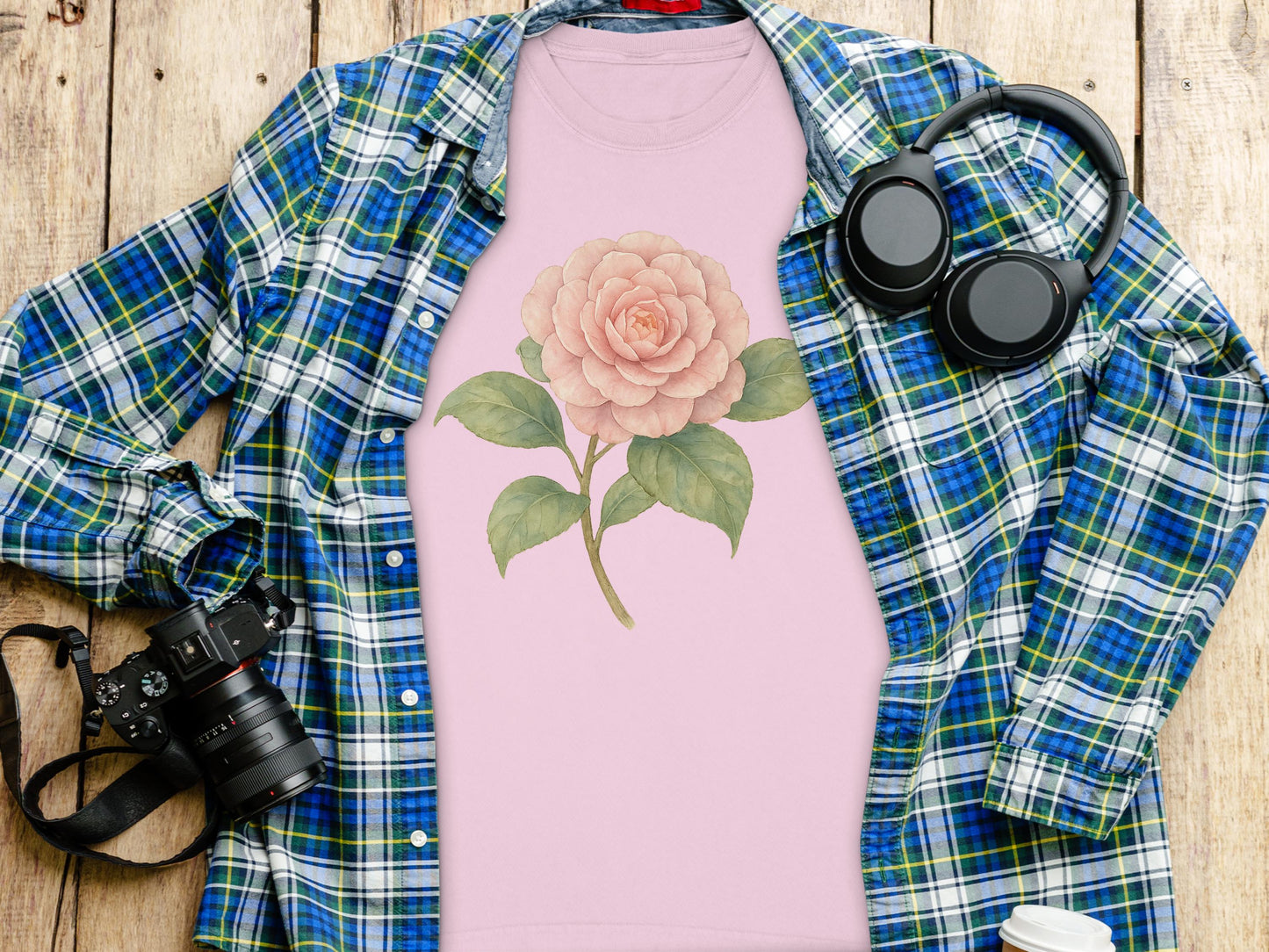 Vintage Floral Print on Comfortable Casual Top product