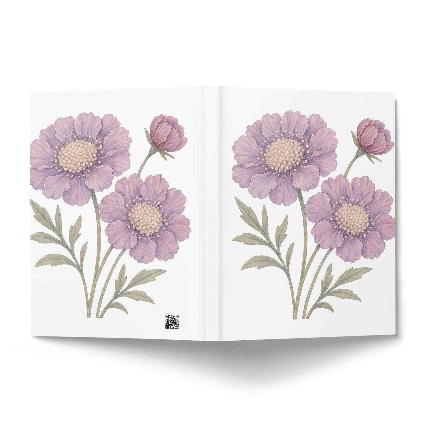 Purple Flower Design on Botanical Book Cover product type