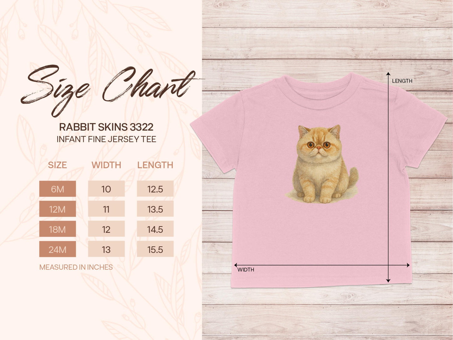 Adorable Kitten Print Infant Fine Jersey Tee product