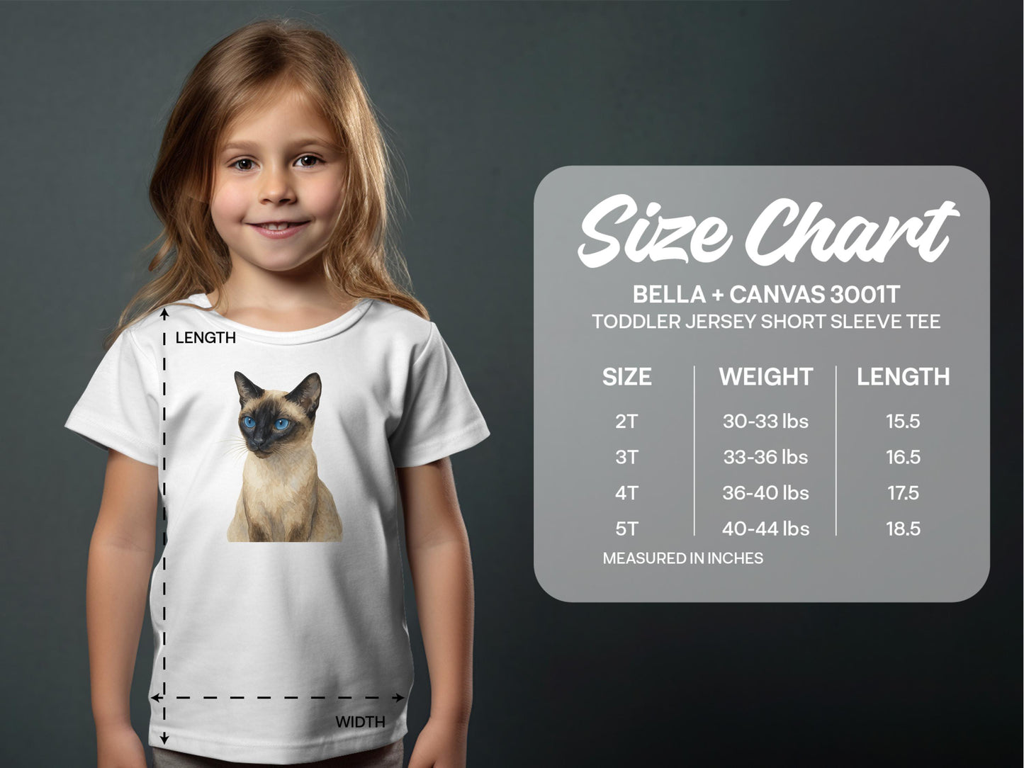 Cute Cat Print Toddler Jersey Short Sleeve Tee product