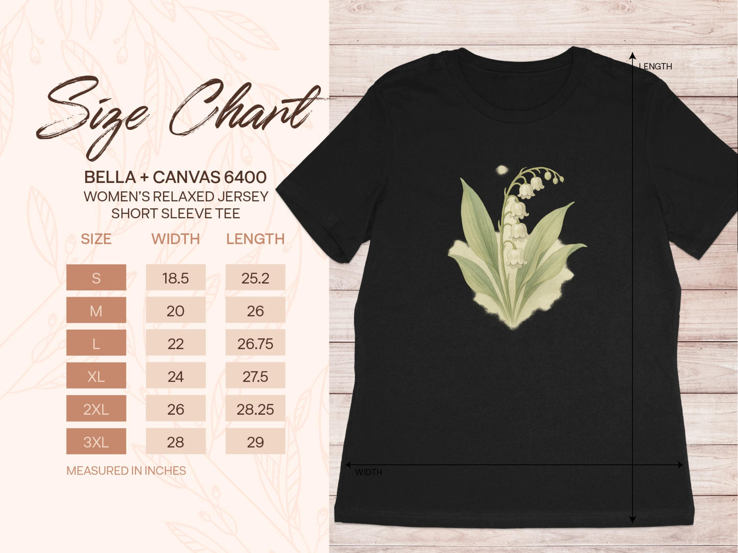 Flower Design Women's Relaxed Jersey Short Sleeve Tee product type
