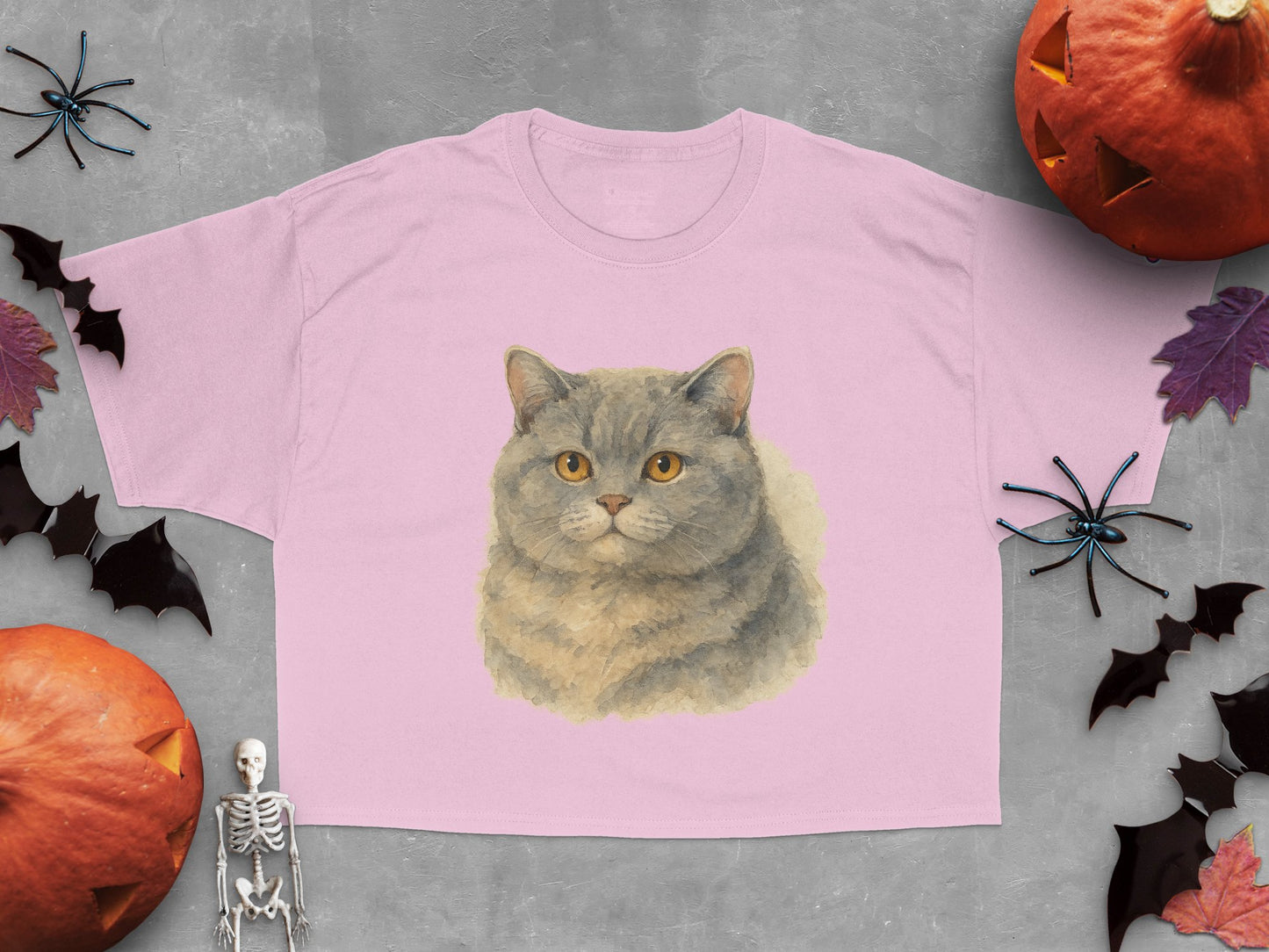 Cute Spooky Halloween Cat Graphic T-Shirt product