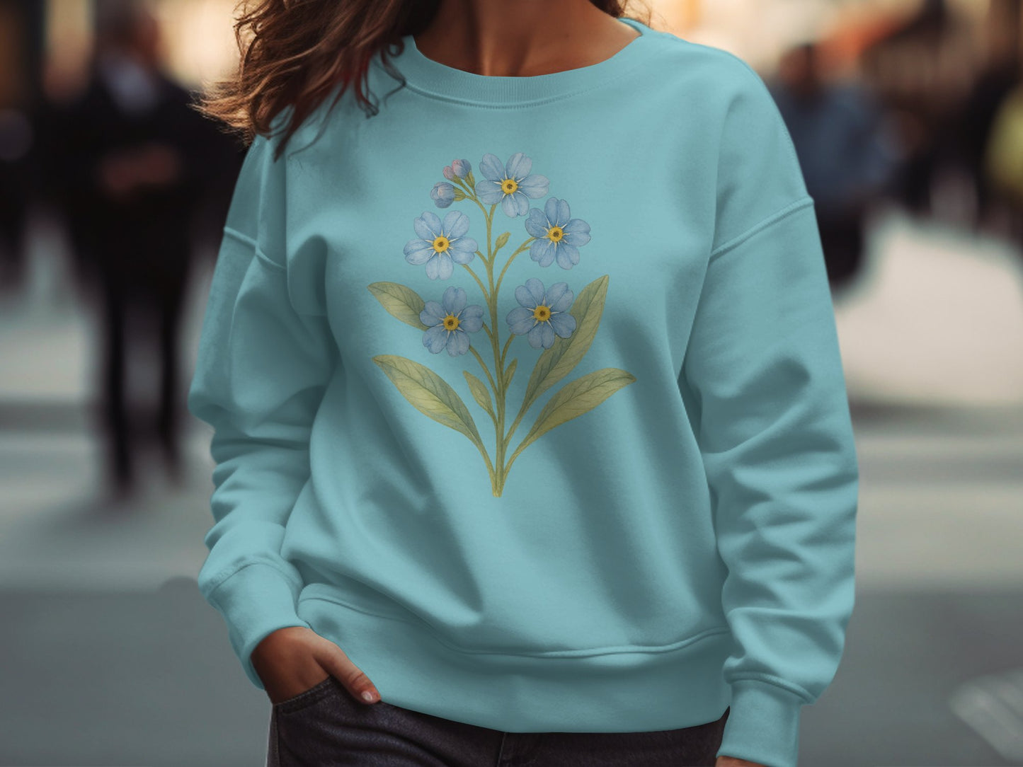 Floral Art Design Sweatshirt fashion product