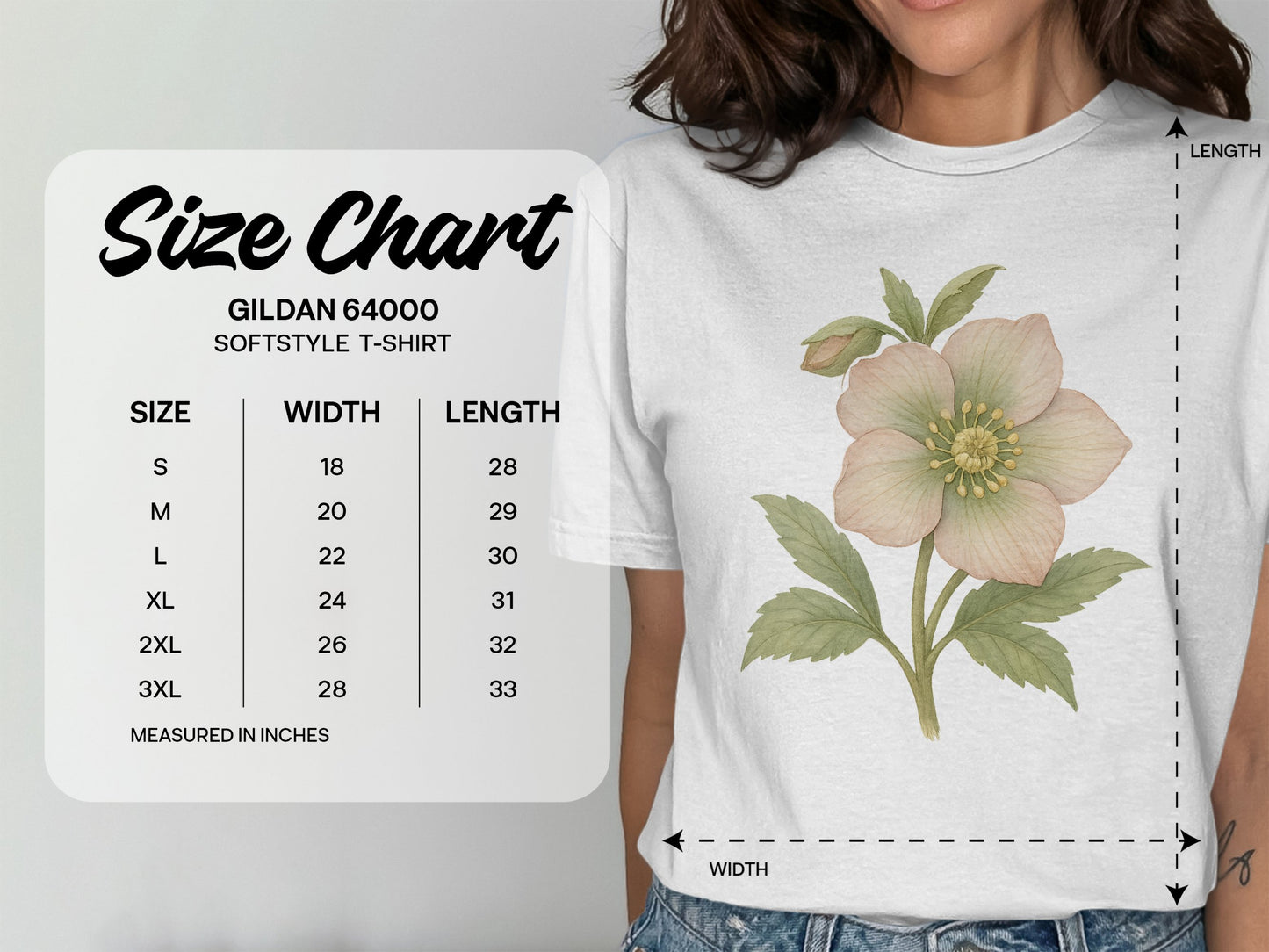 Floral Print White Casual T-Shirt product type