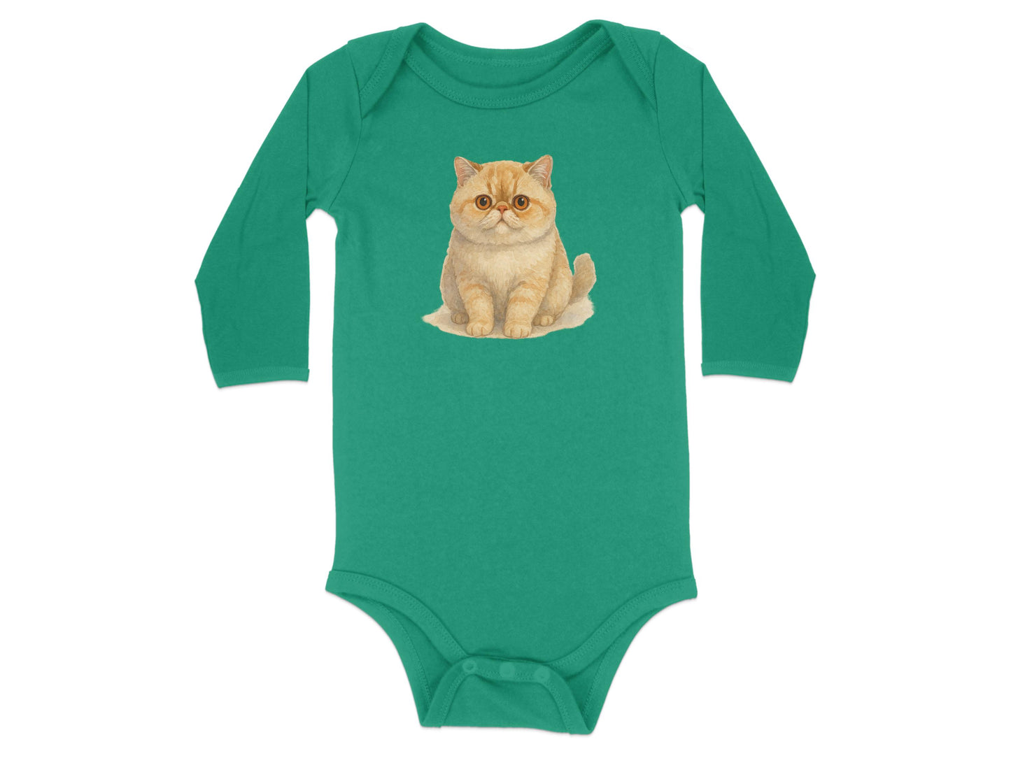 Cute Cartoon Cat Long Sleeve Baby Onesie product type