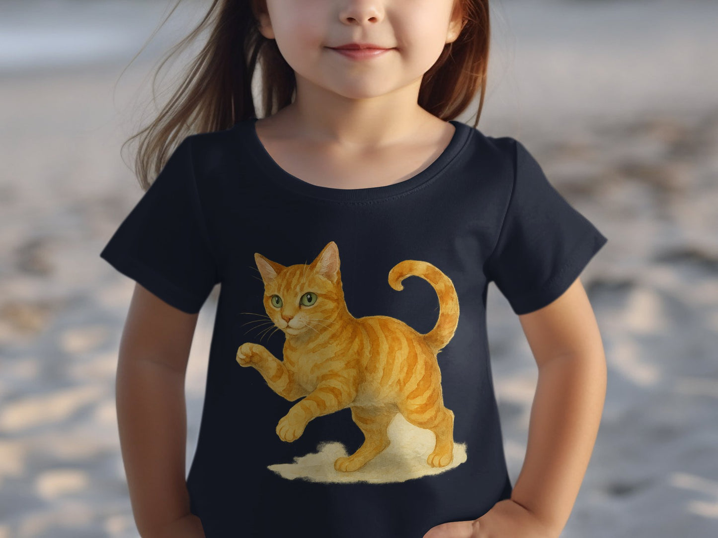 Adorable Cat Print Tshirt Ideal for Cat Lovers Product